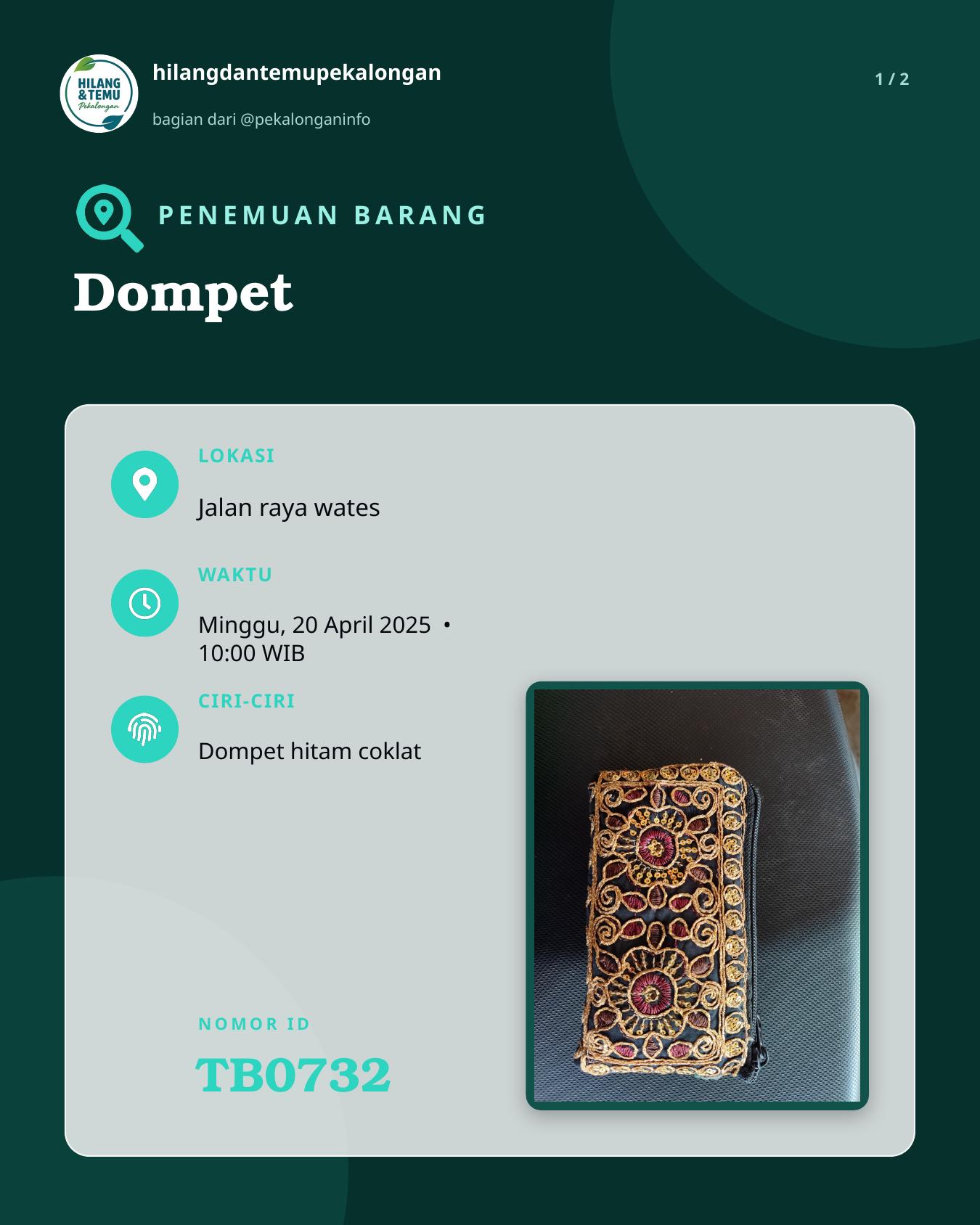 Slide 1 laporan Dompet