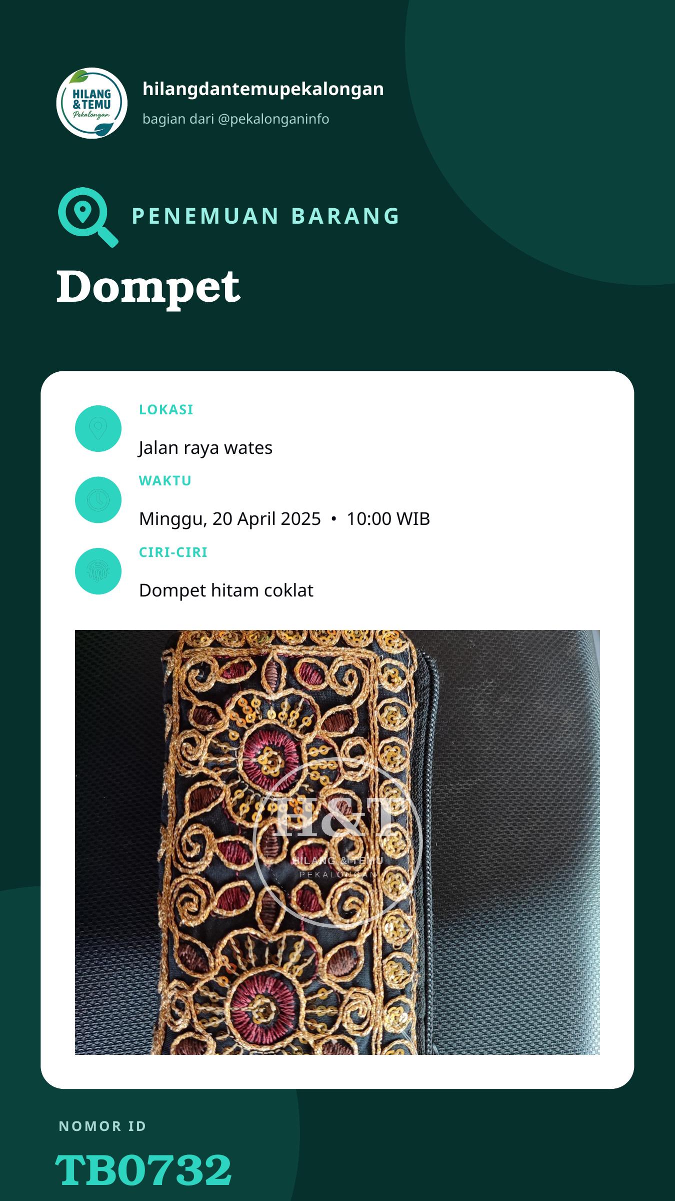 Story 9:16 laporan Dompet
