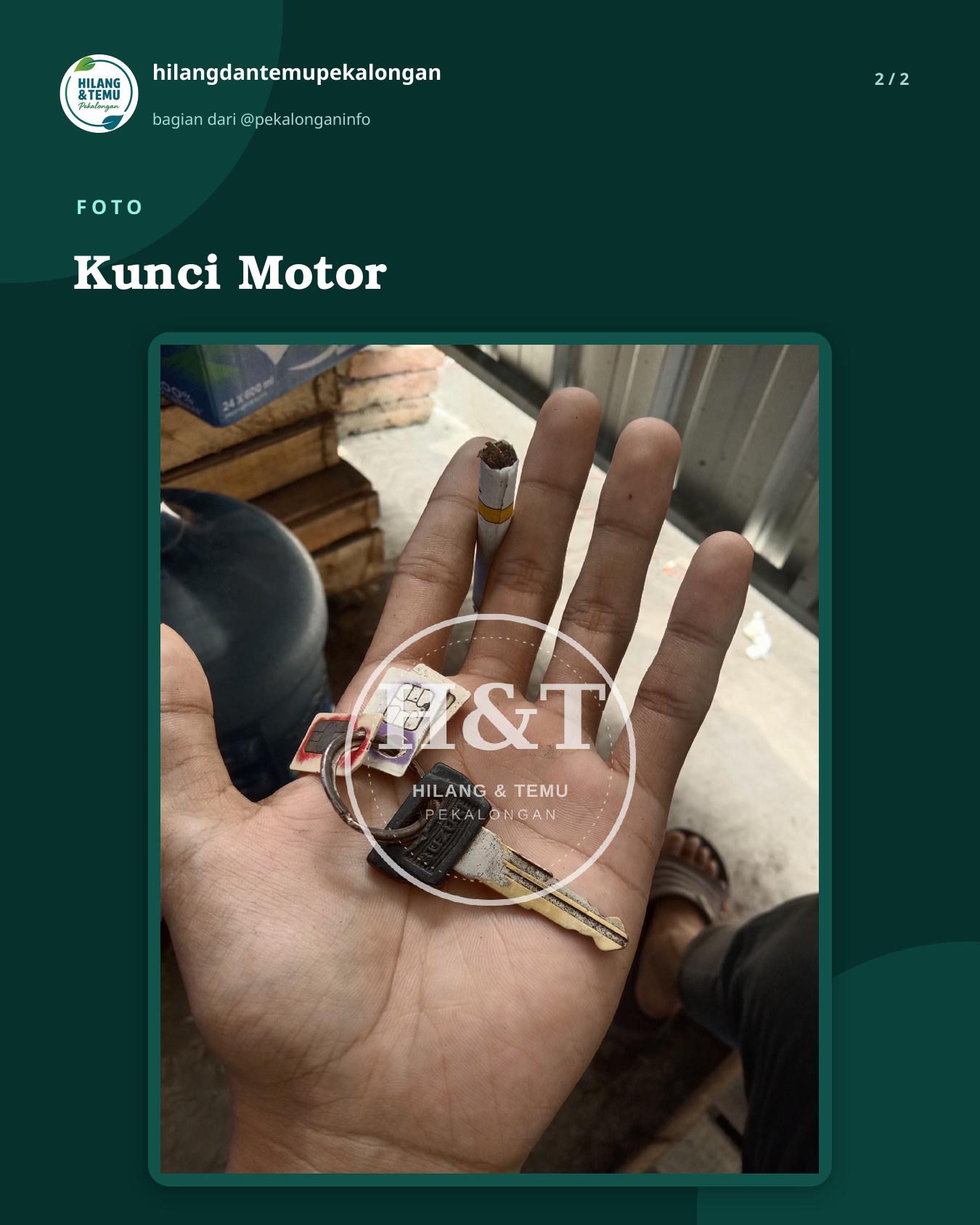 Slide 2 laporan Kunci Motor