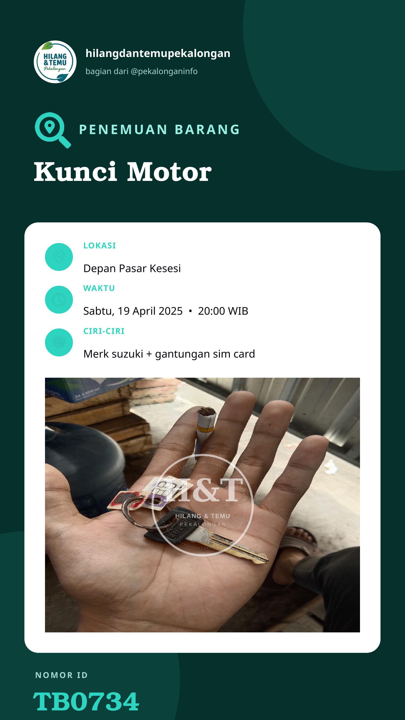 Story 9:16 laporan Kunci Motor