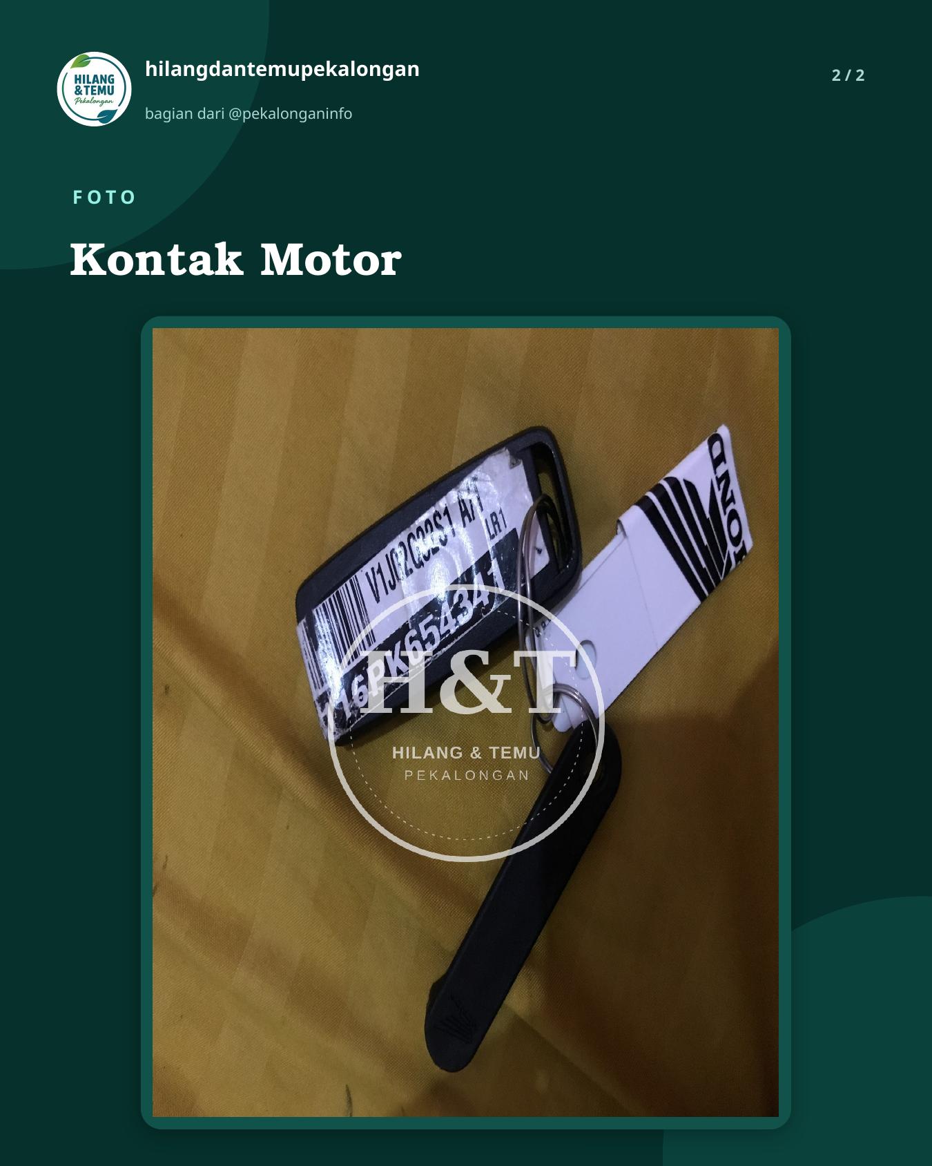 Slide 2 laporan Kontak Motor