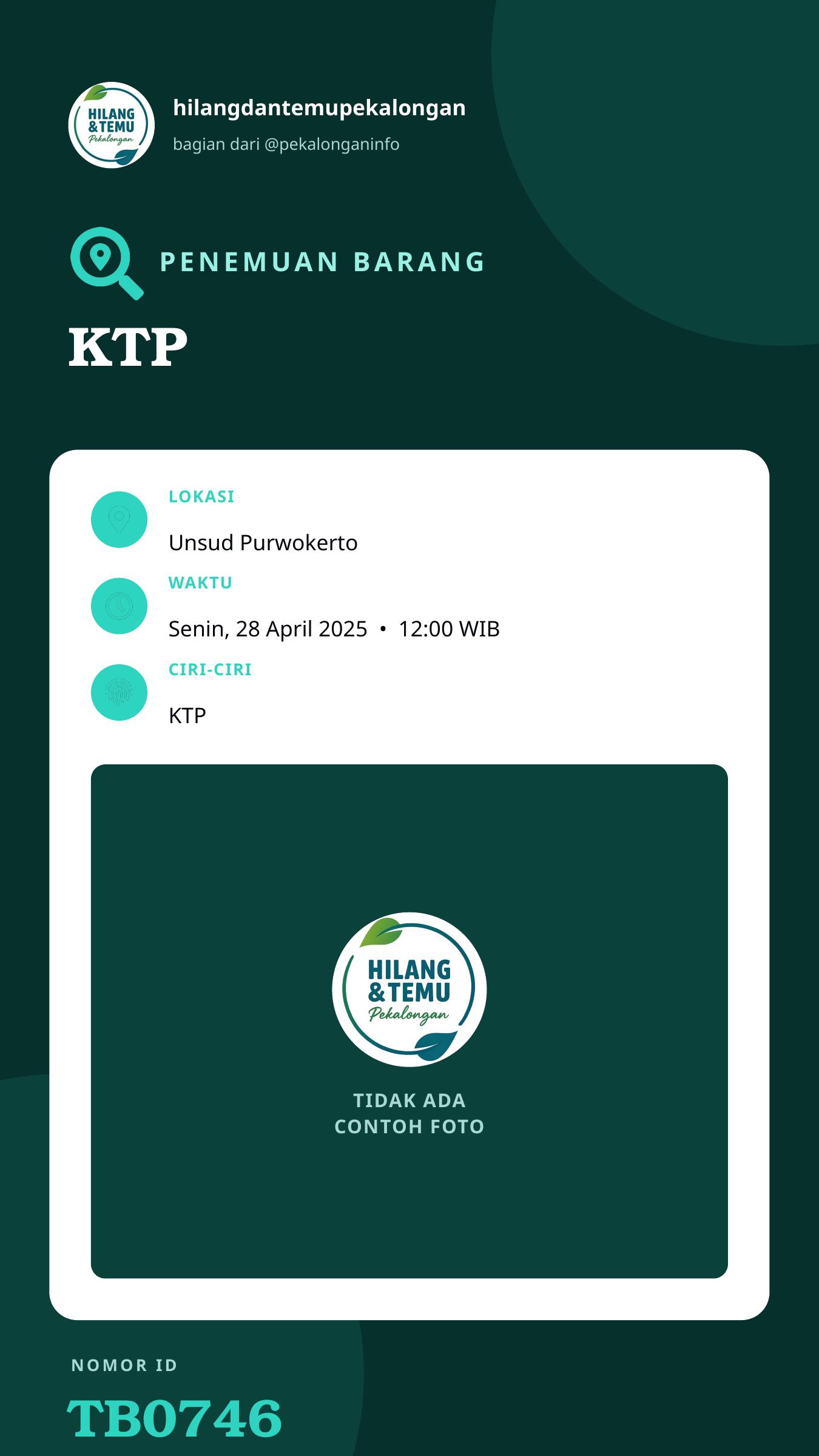 Story 9:16 laporan KTP
