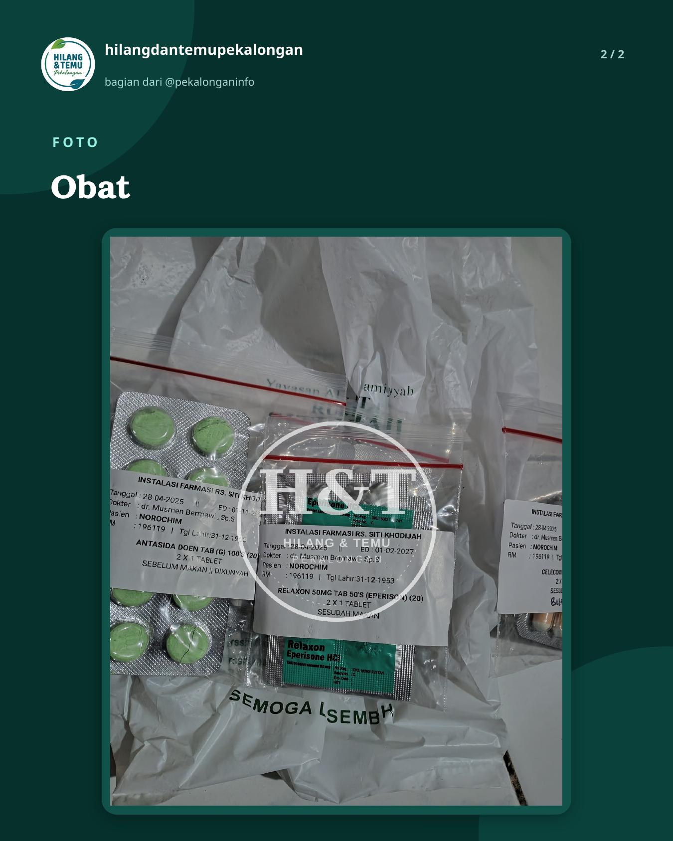 Slide 2 laporan Obat