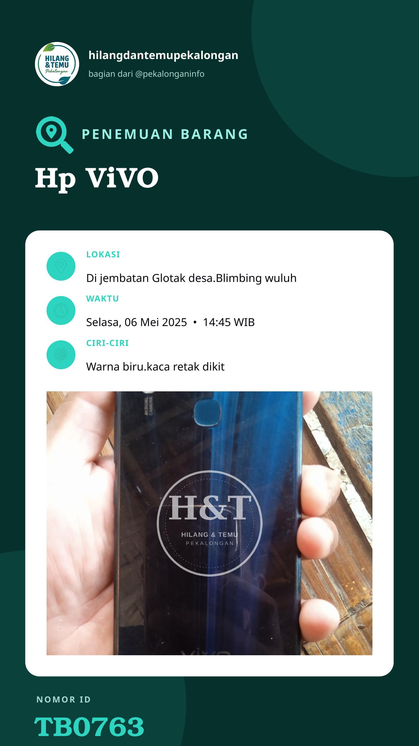 Story 9:16 laporan Hp ViVO