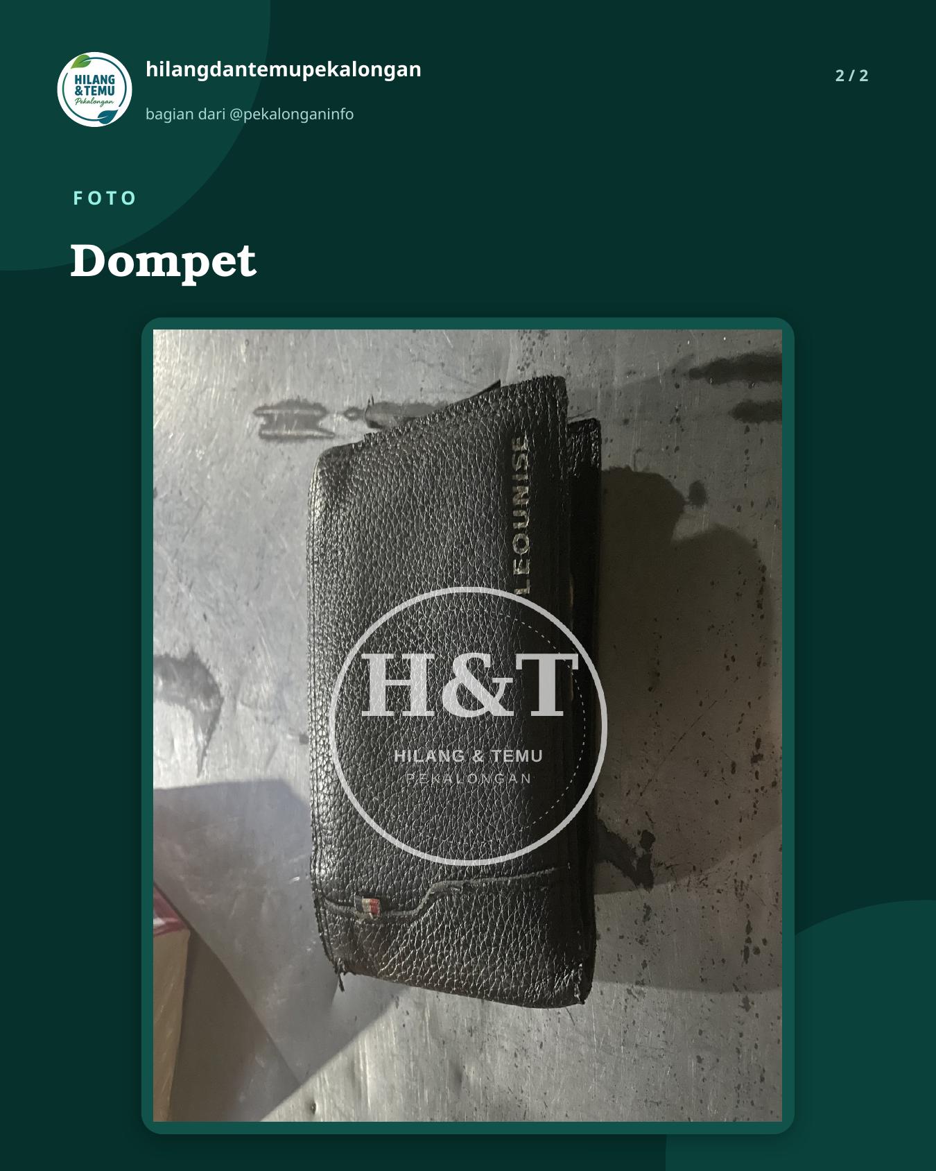 Slide 2 laporan Dompet