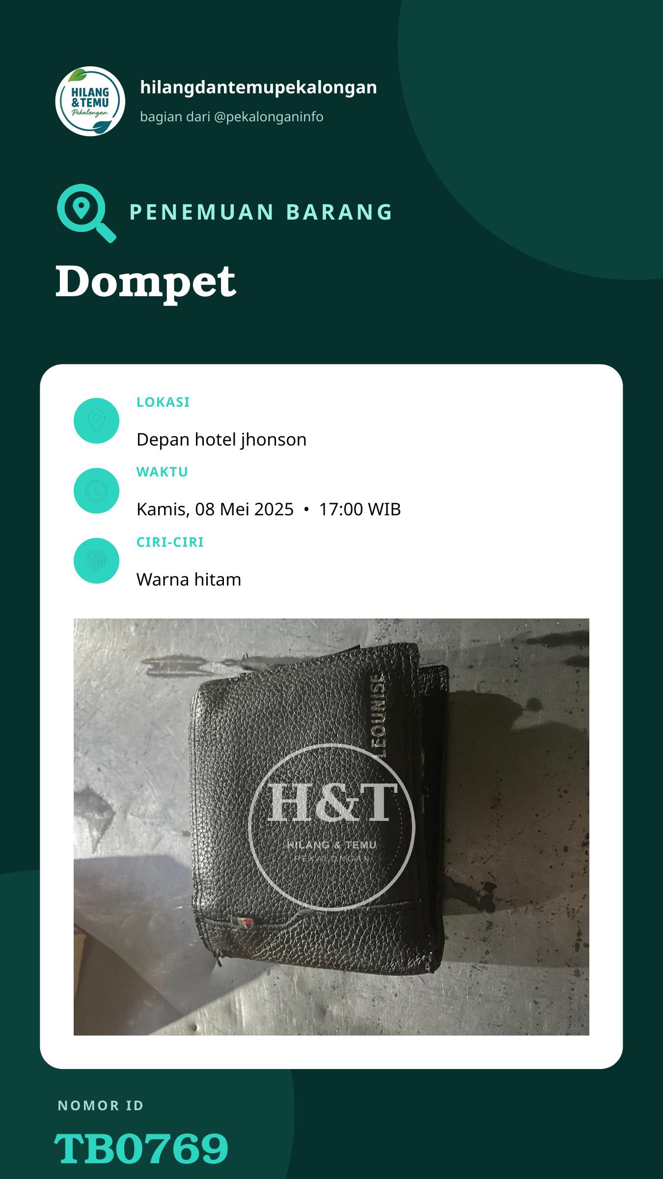 Story 9:16 laporan Dompet