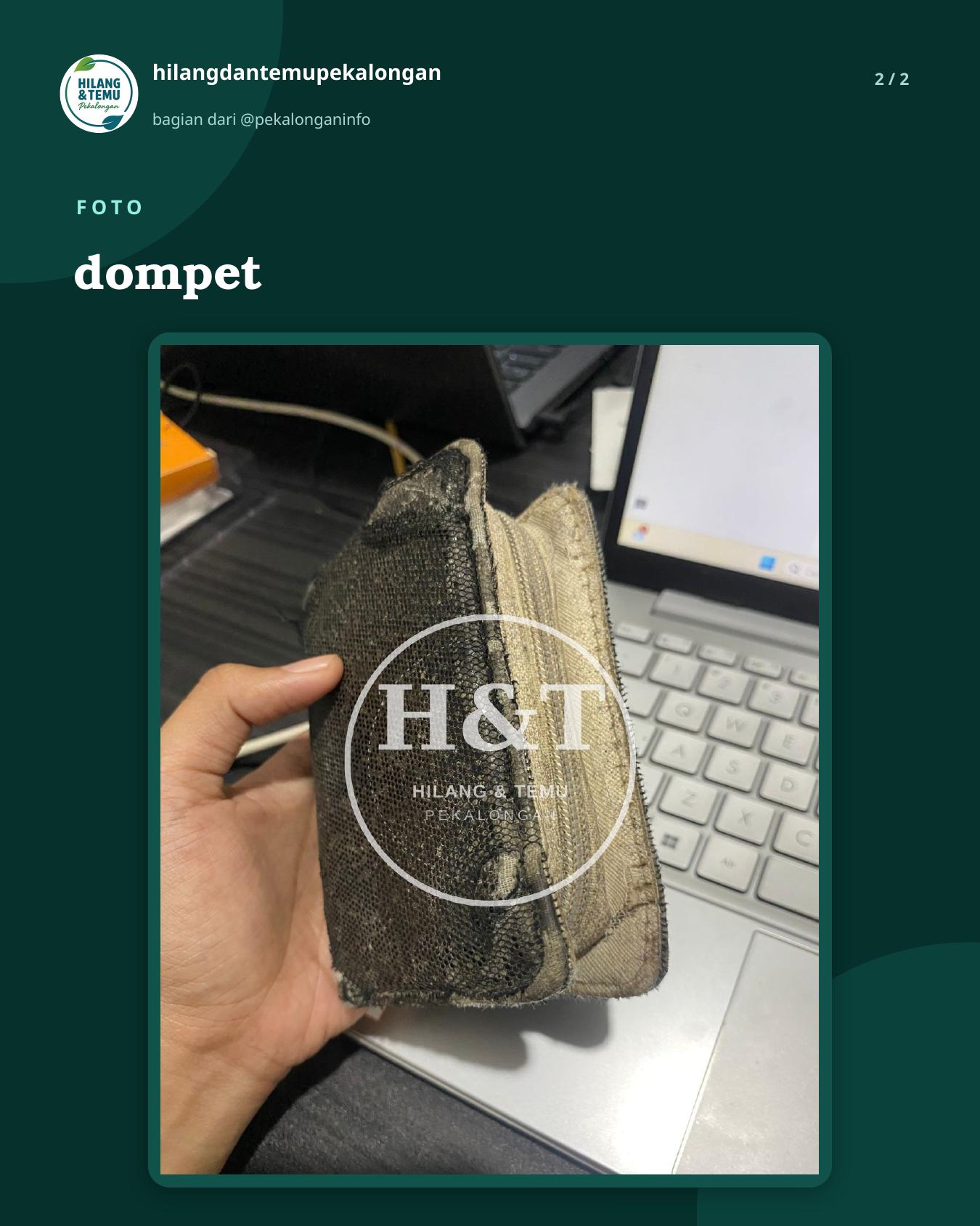 Slide 2 laporan dompet