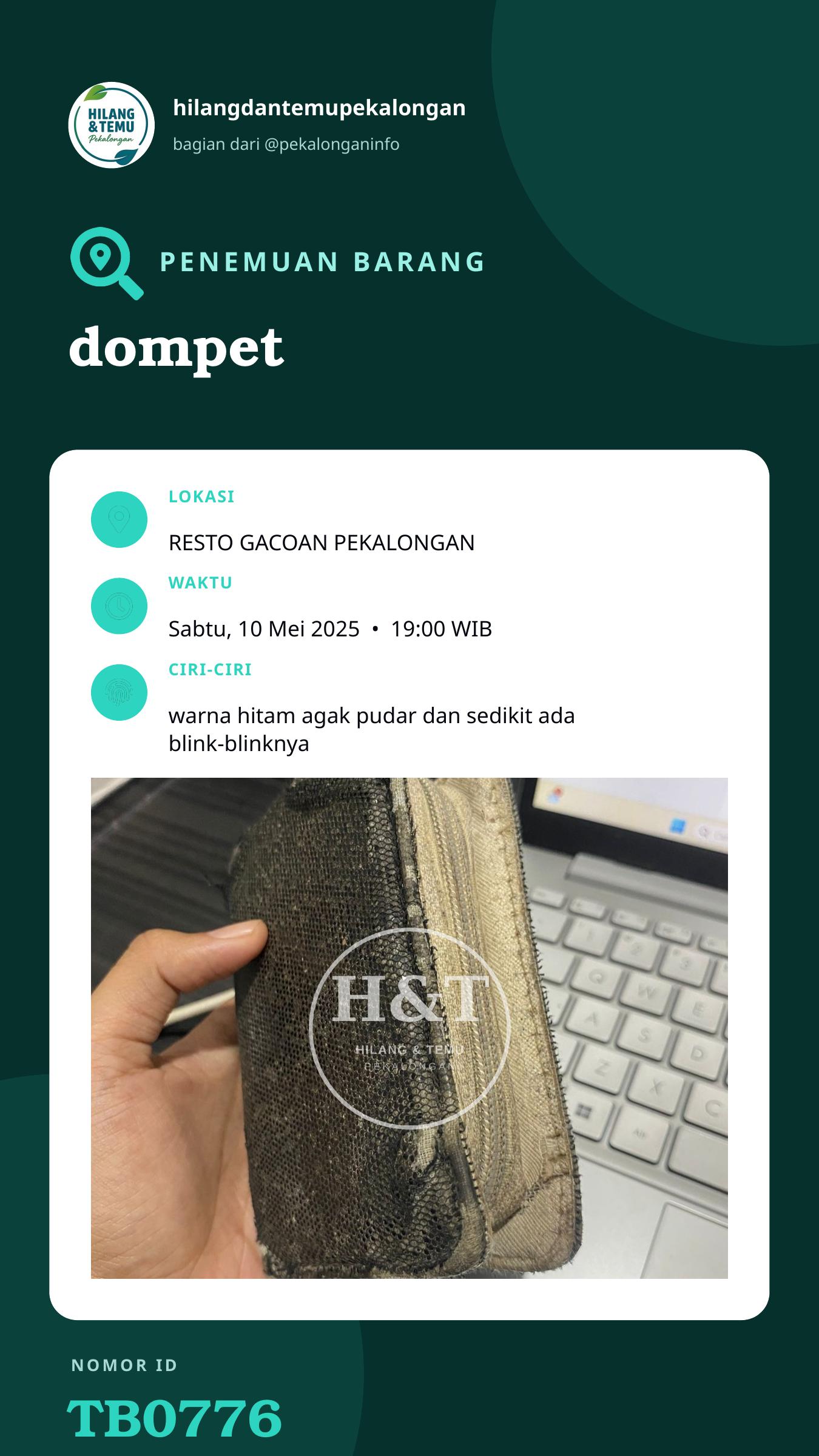 Story 9:16 laporan dompet