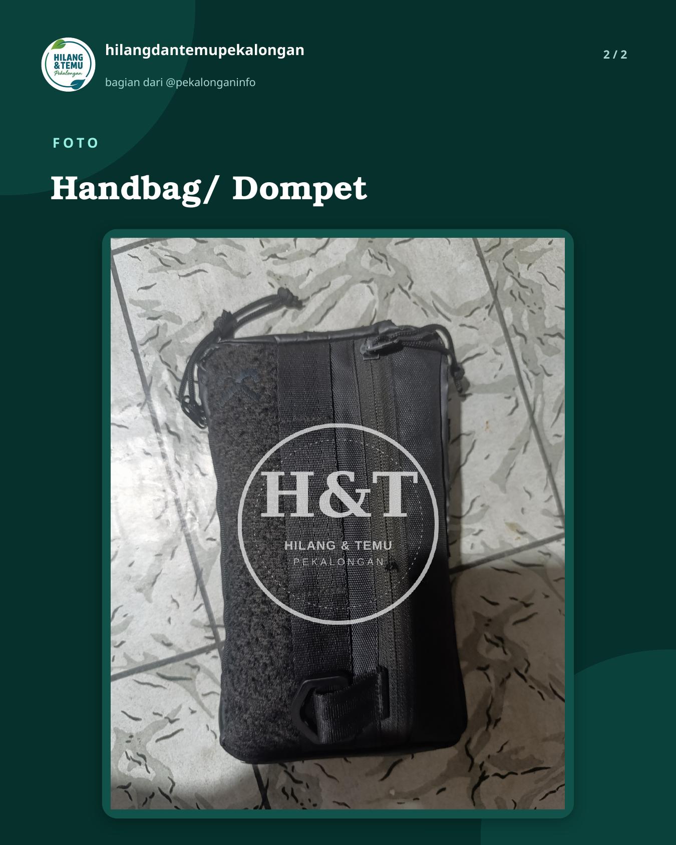 Slide 2 laporan Handbag/ Dompet