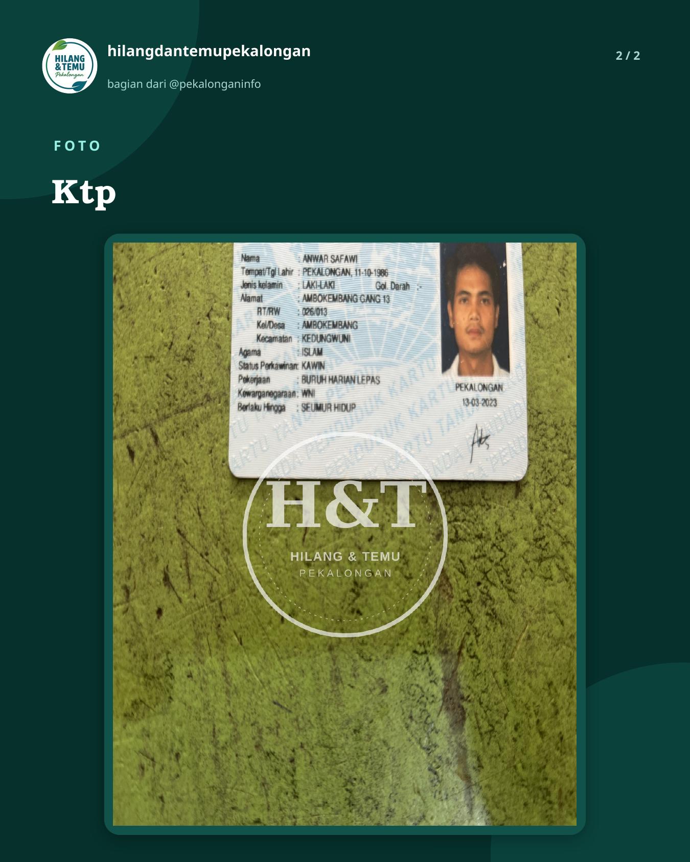 Slide 2 laporan Ktp