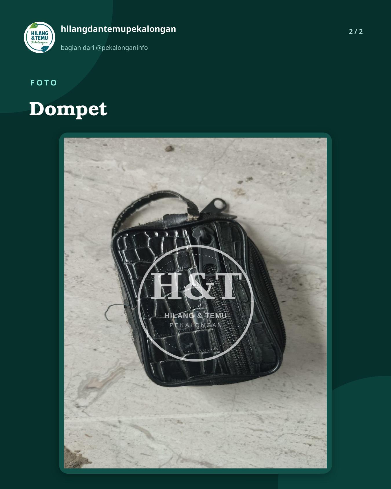 Slide 2 laporan Dompet
