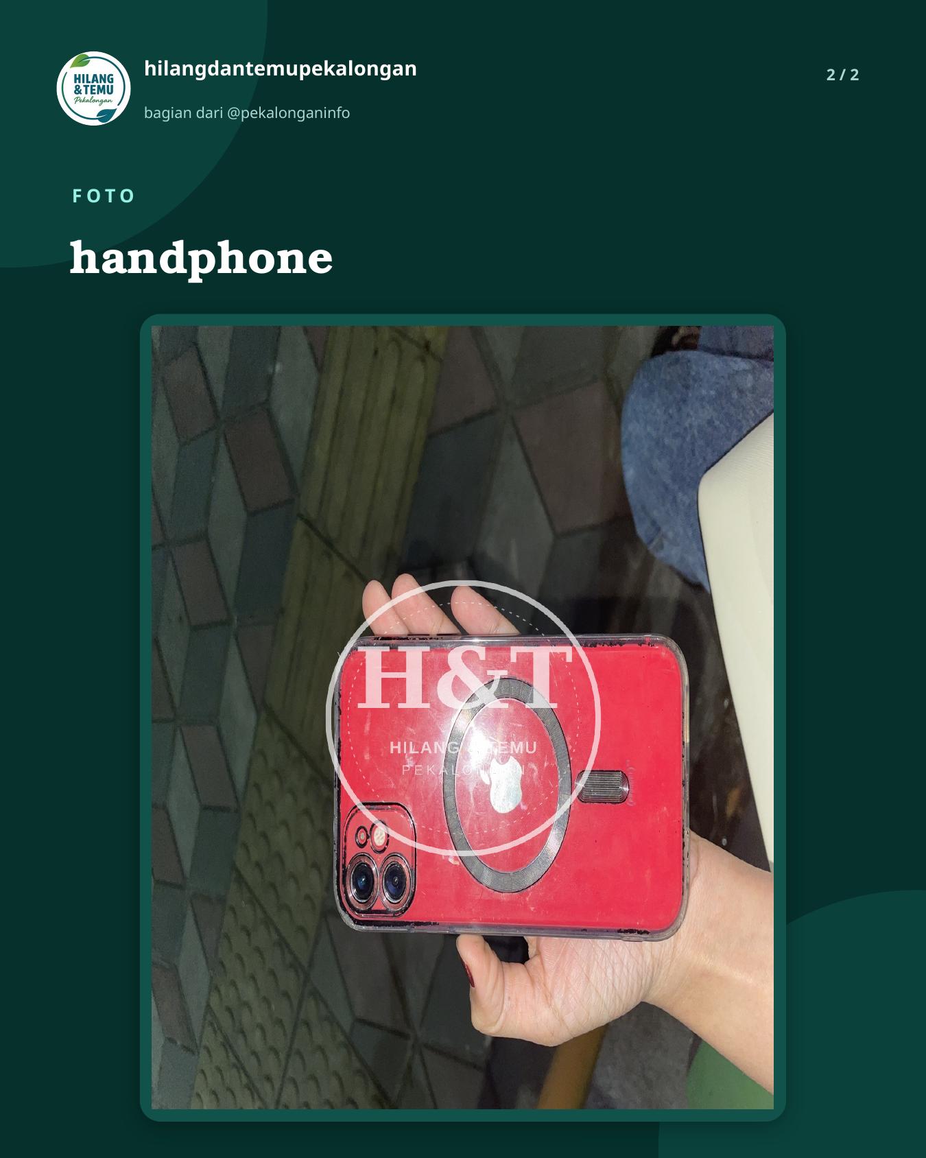 Slide 2 laporan handphone