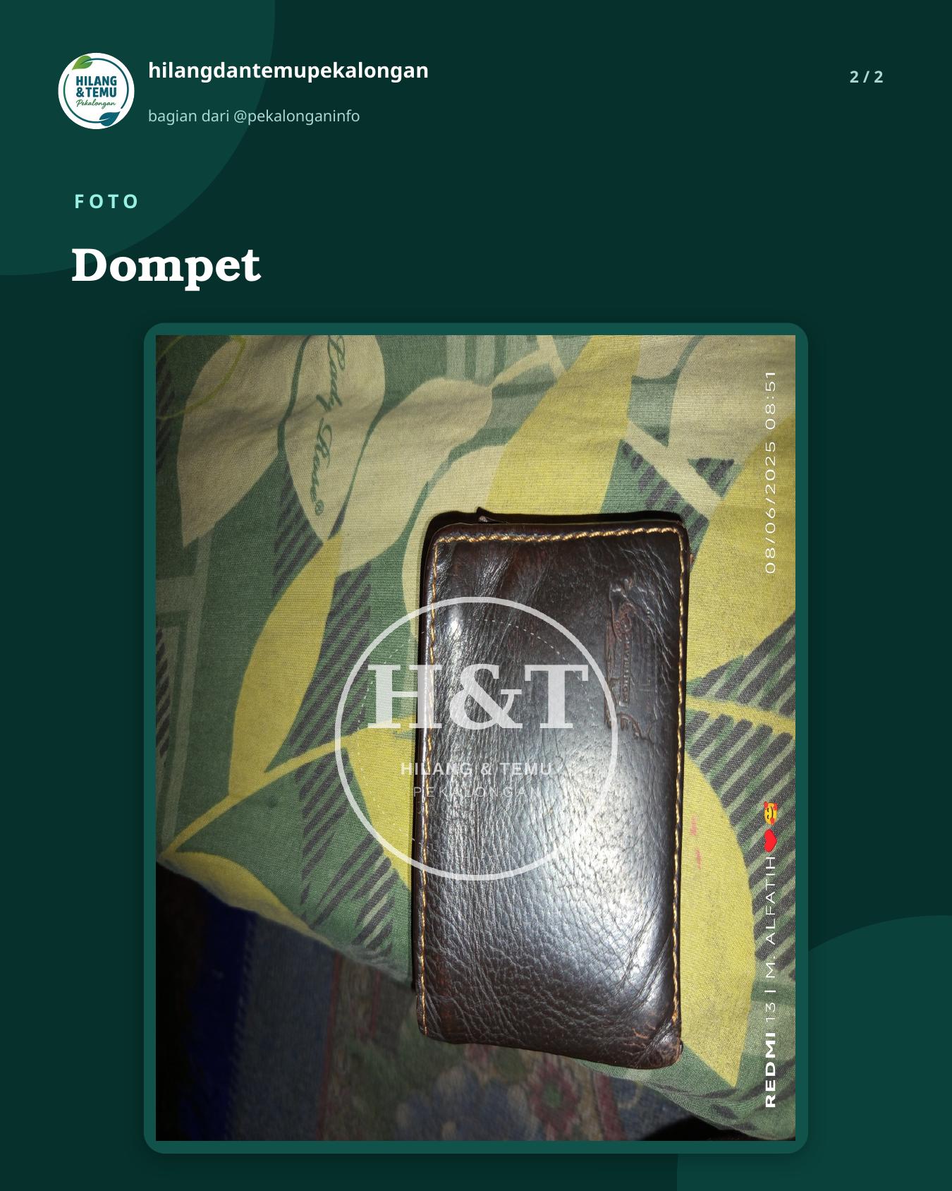 Slide 2 laporan Dompet