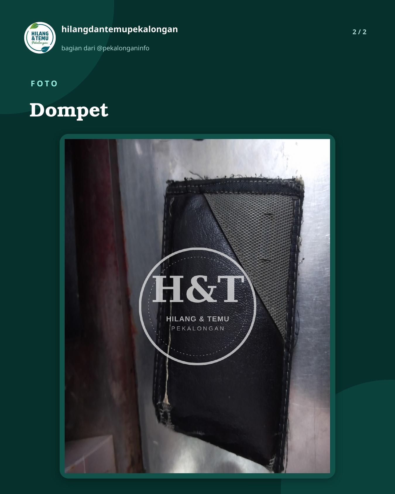 Slide 2 laporan Dompet