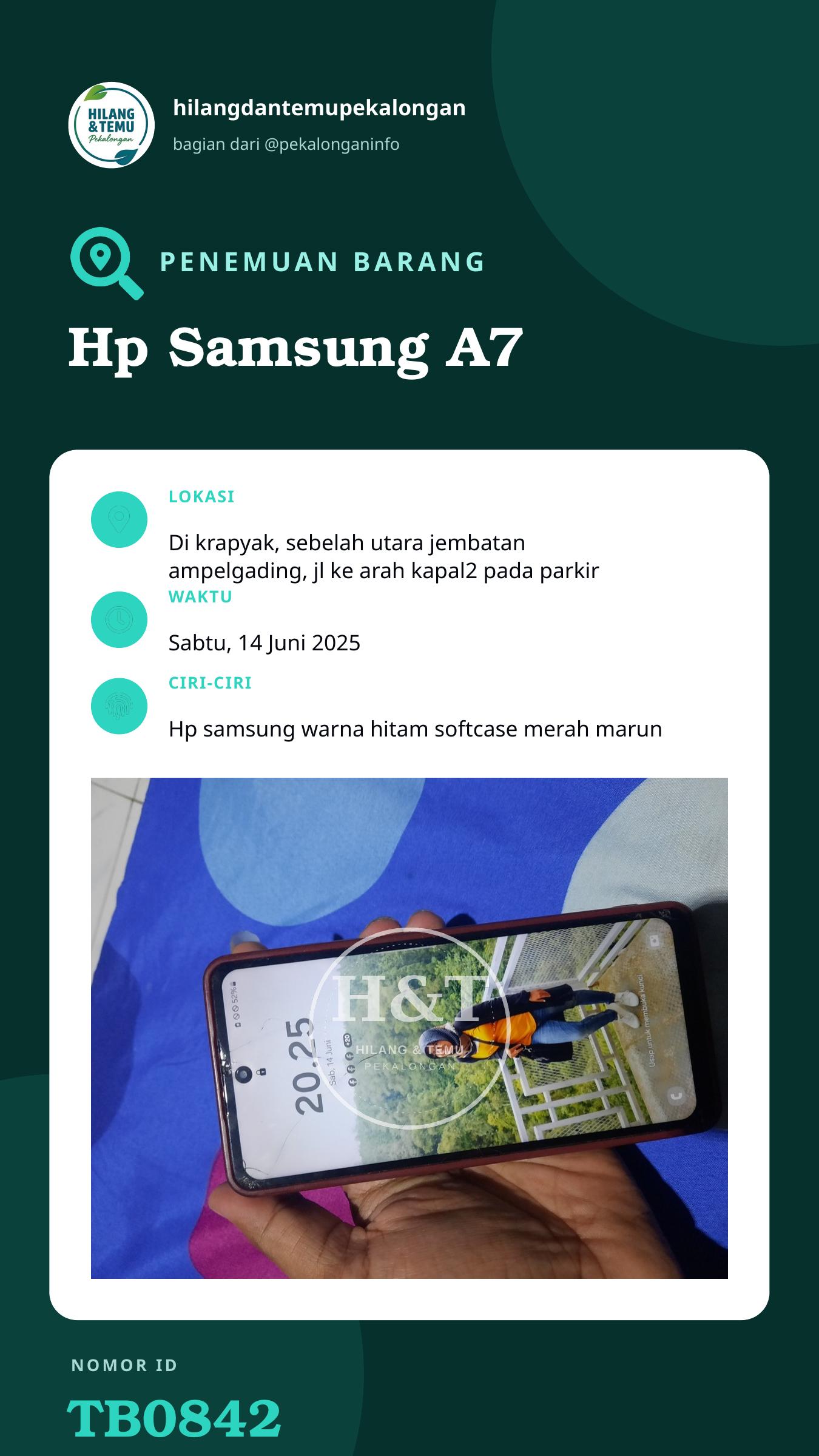 Story 9:16 laporan Hp Samsung A7