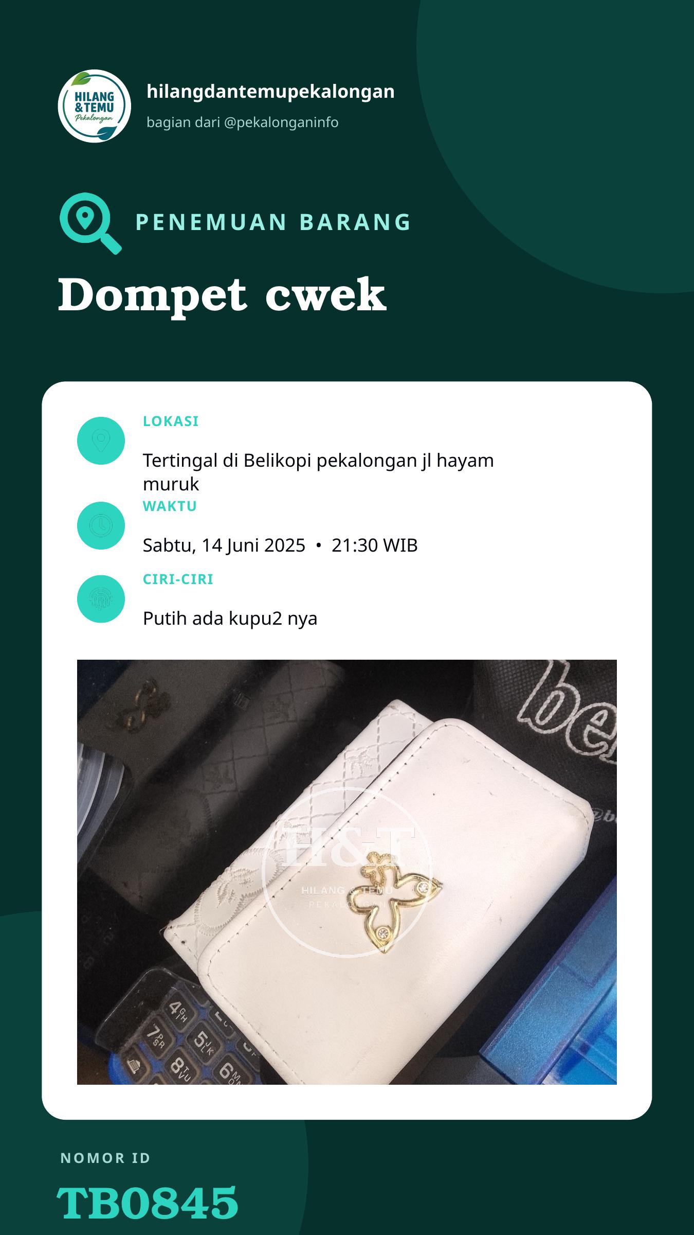 Story 9:16 laporan Dompet cwek