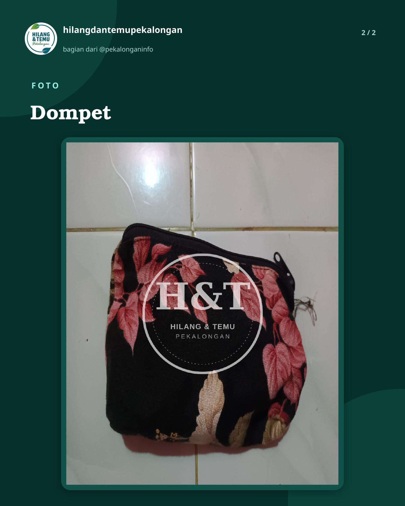 Slide 2 laporan Dompet