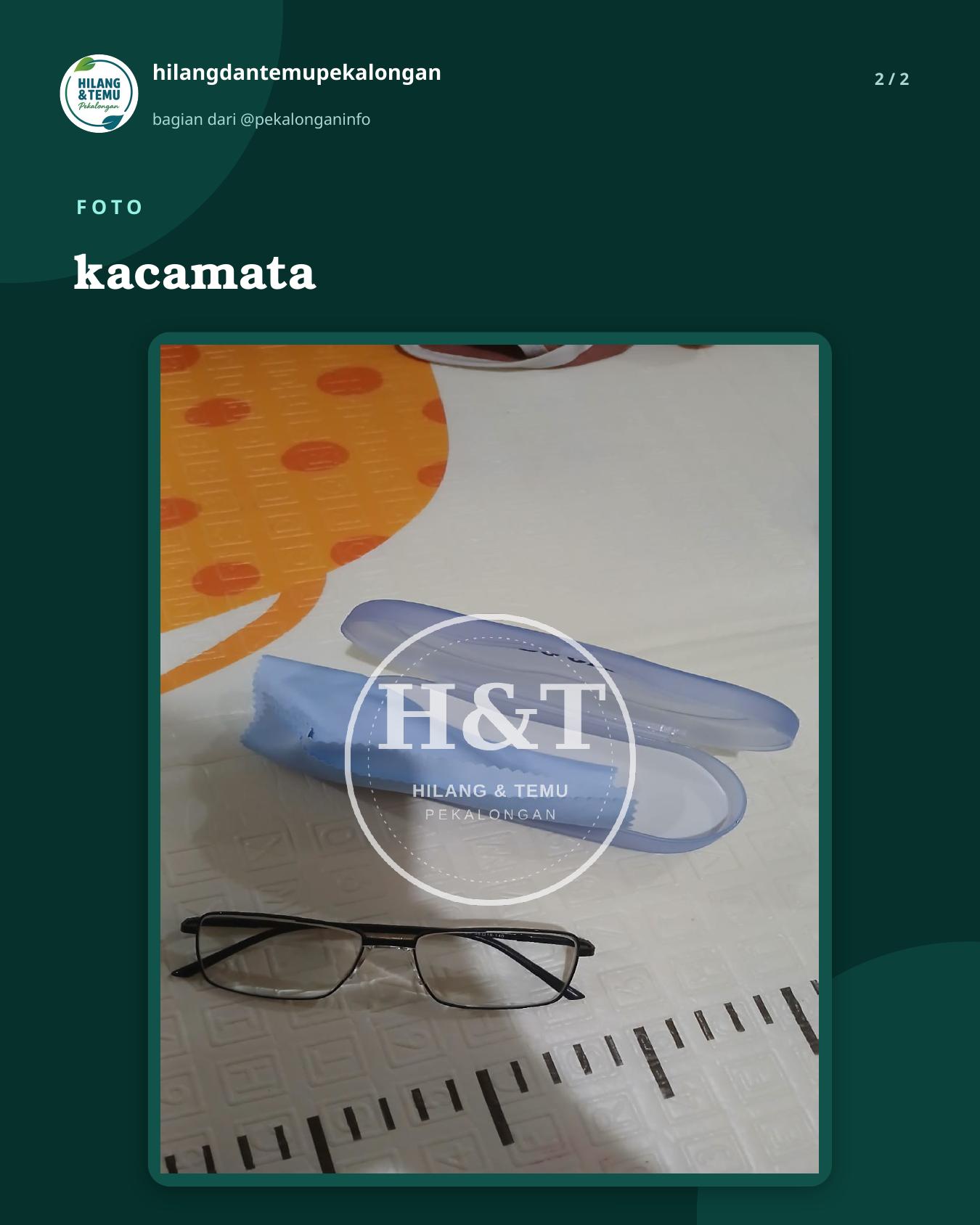 Slide 2 laporan kacamata