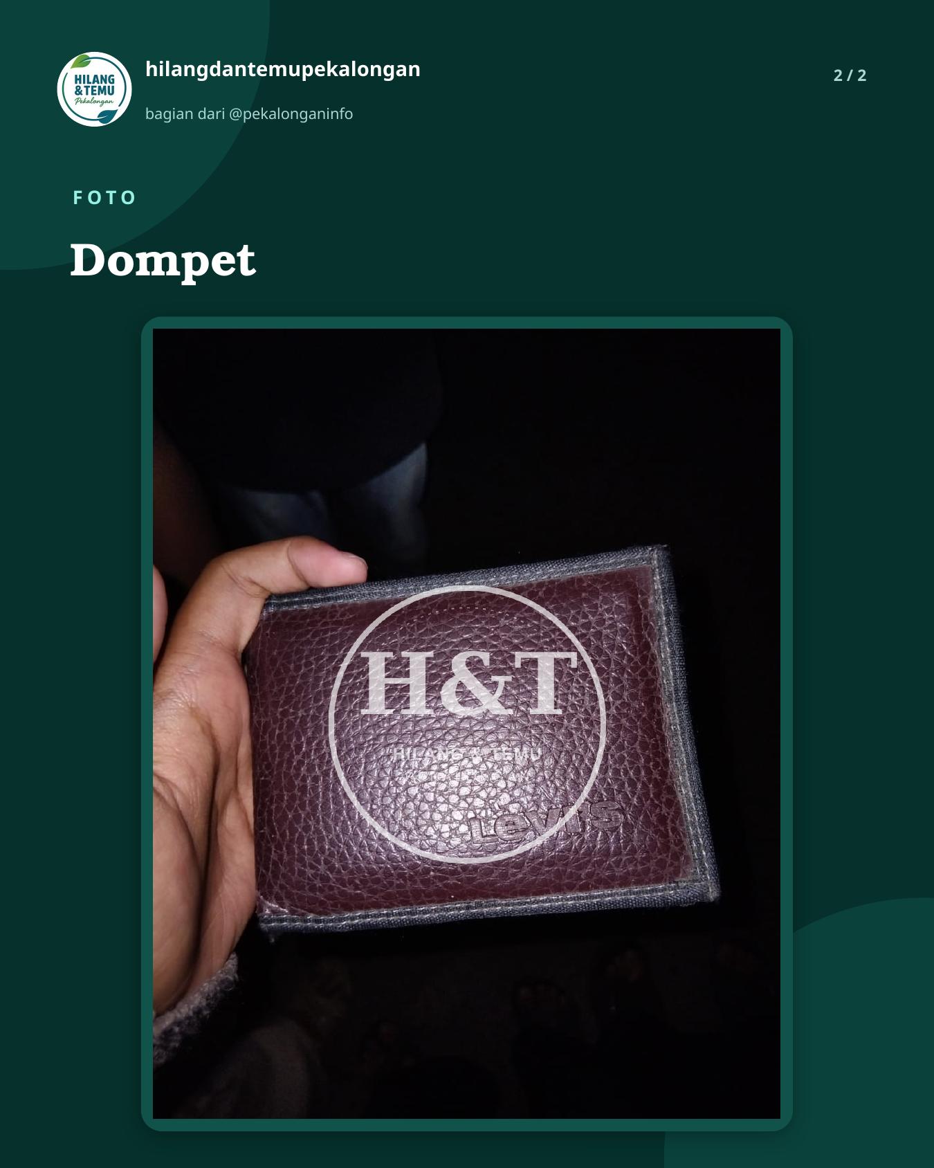 Slide 2 laporan Dompet