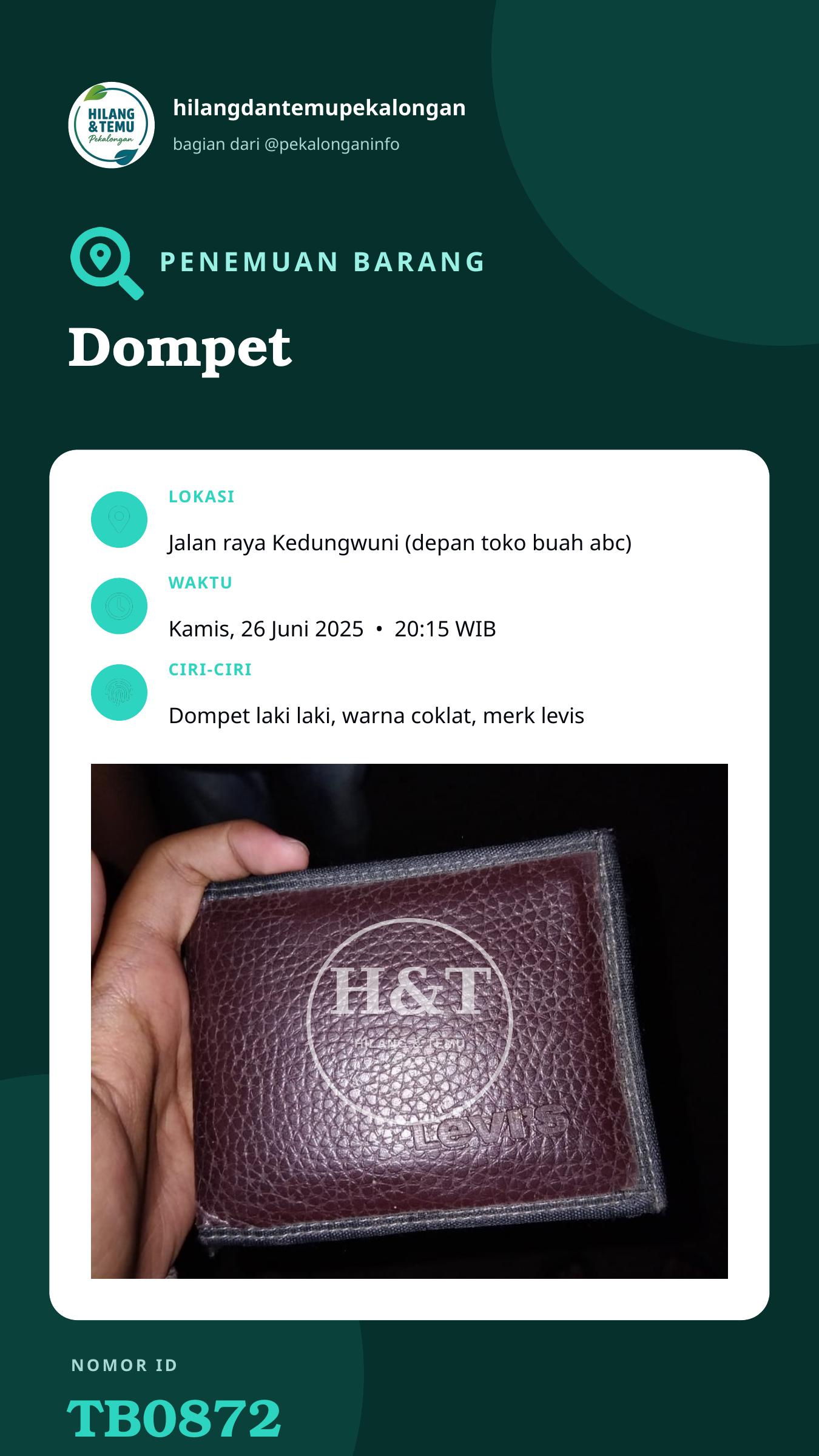 Story 9:16 laporan Dompet
