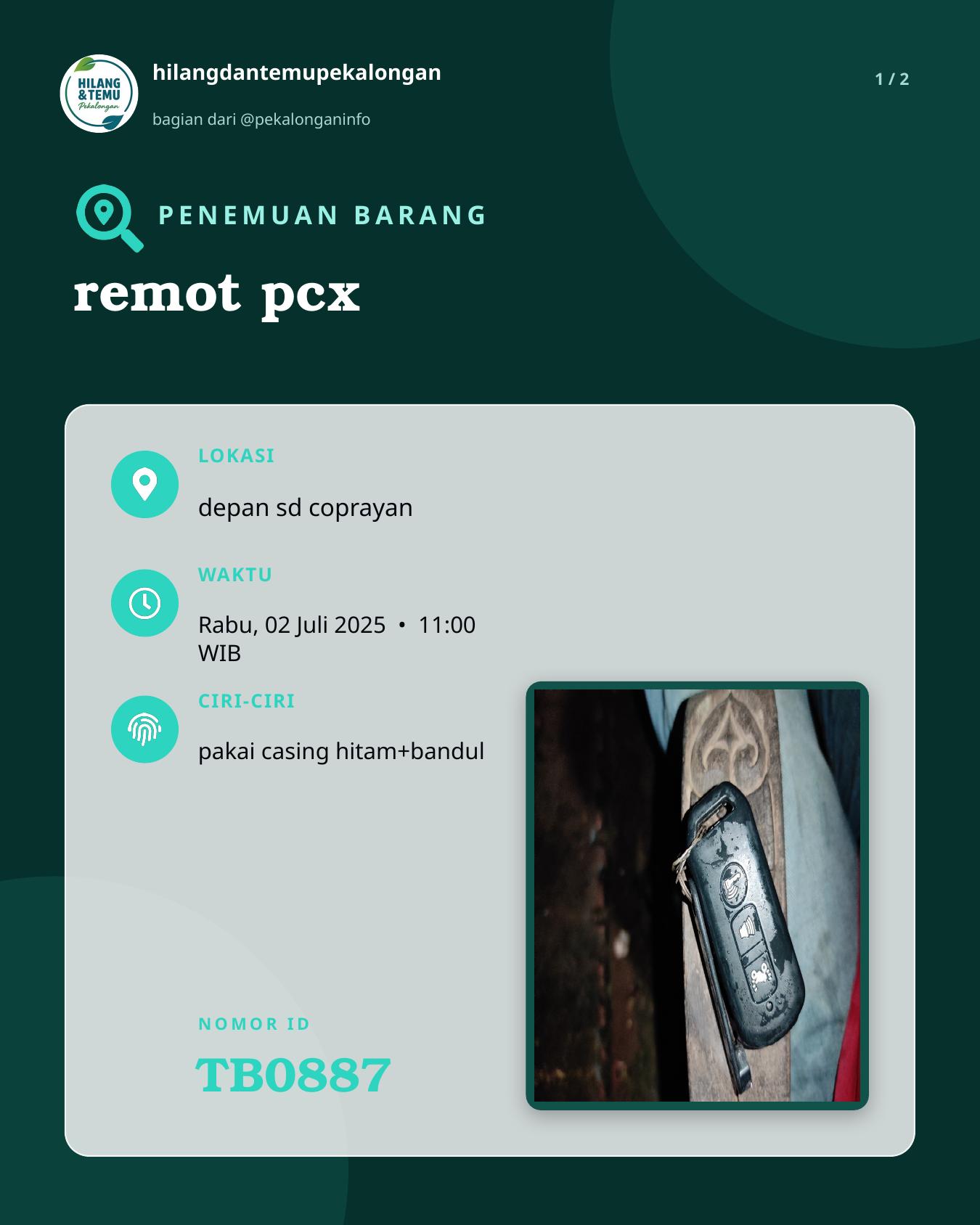 Slide 1 laporan remot pcx