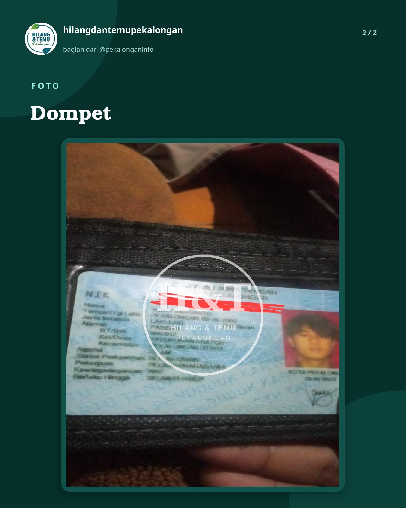 Slide 2 laporan Dompet