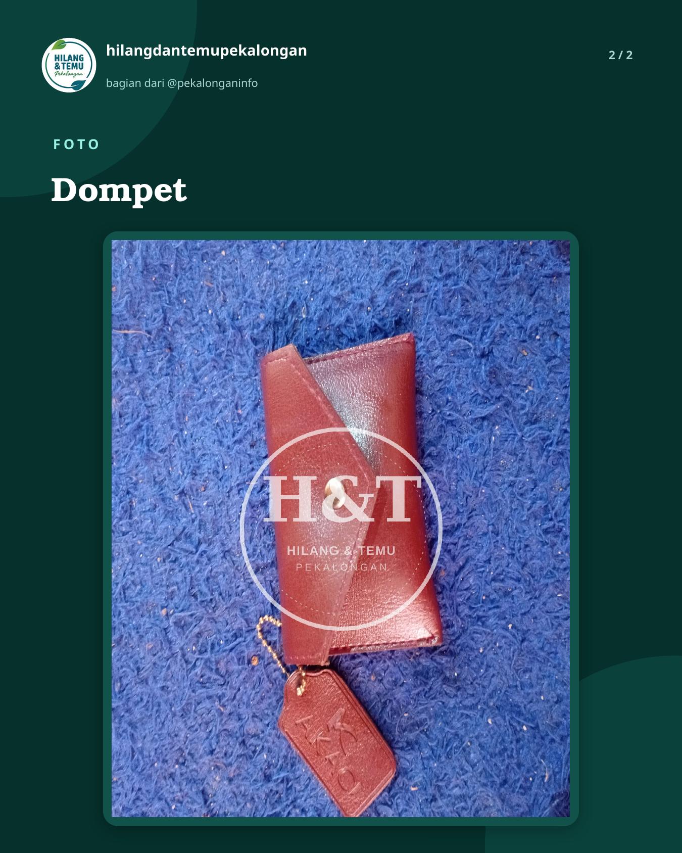 Slide 2 laporan Dompet