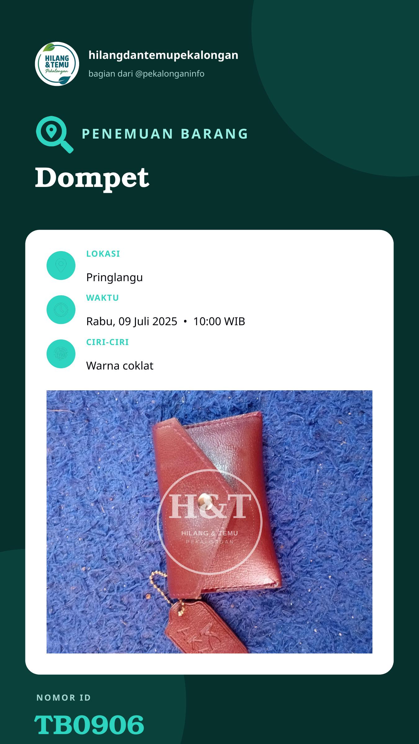 Story 9:16 laporan Dompet