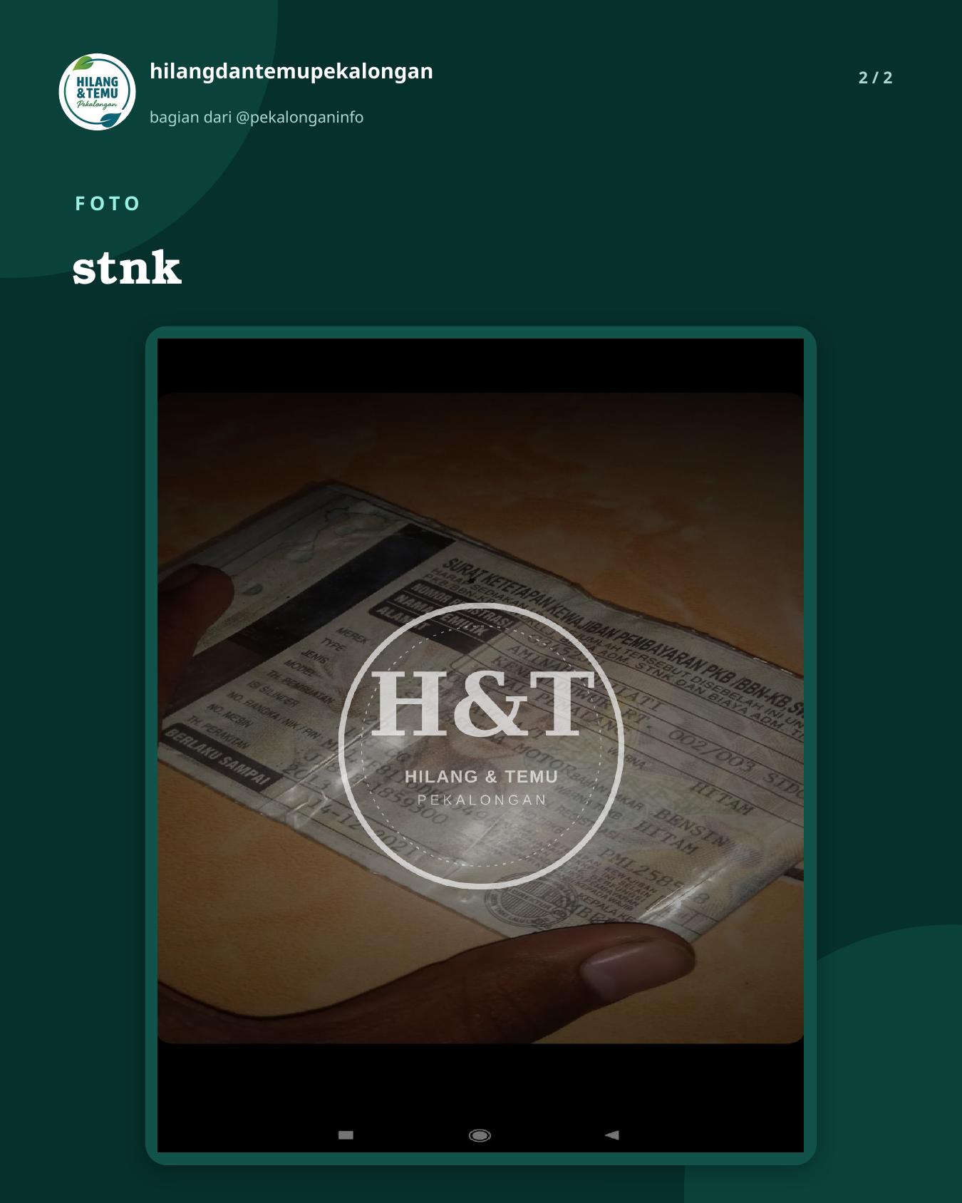 Slide 2 laporan stnk