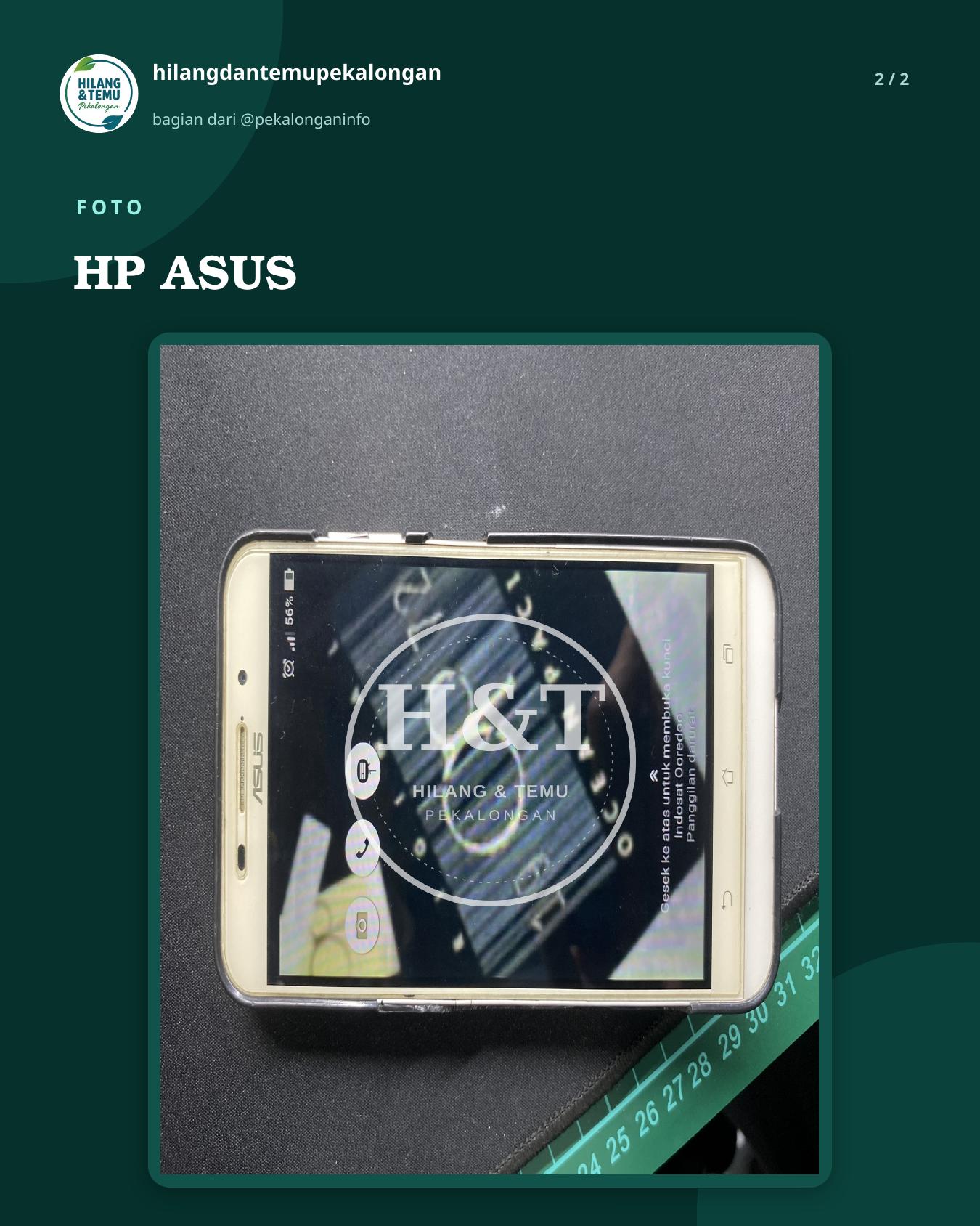 Slide 2 laporan HP ASUS