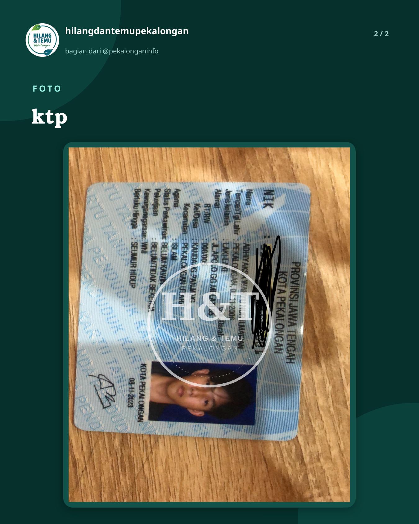 Slide 2 laporan ktp