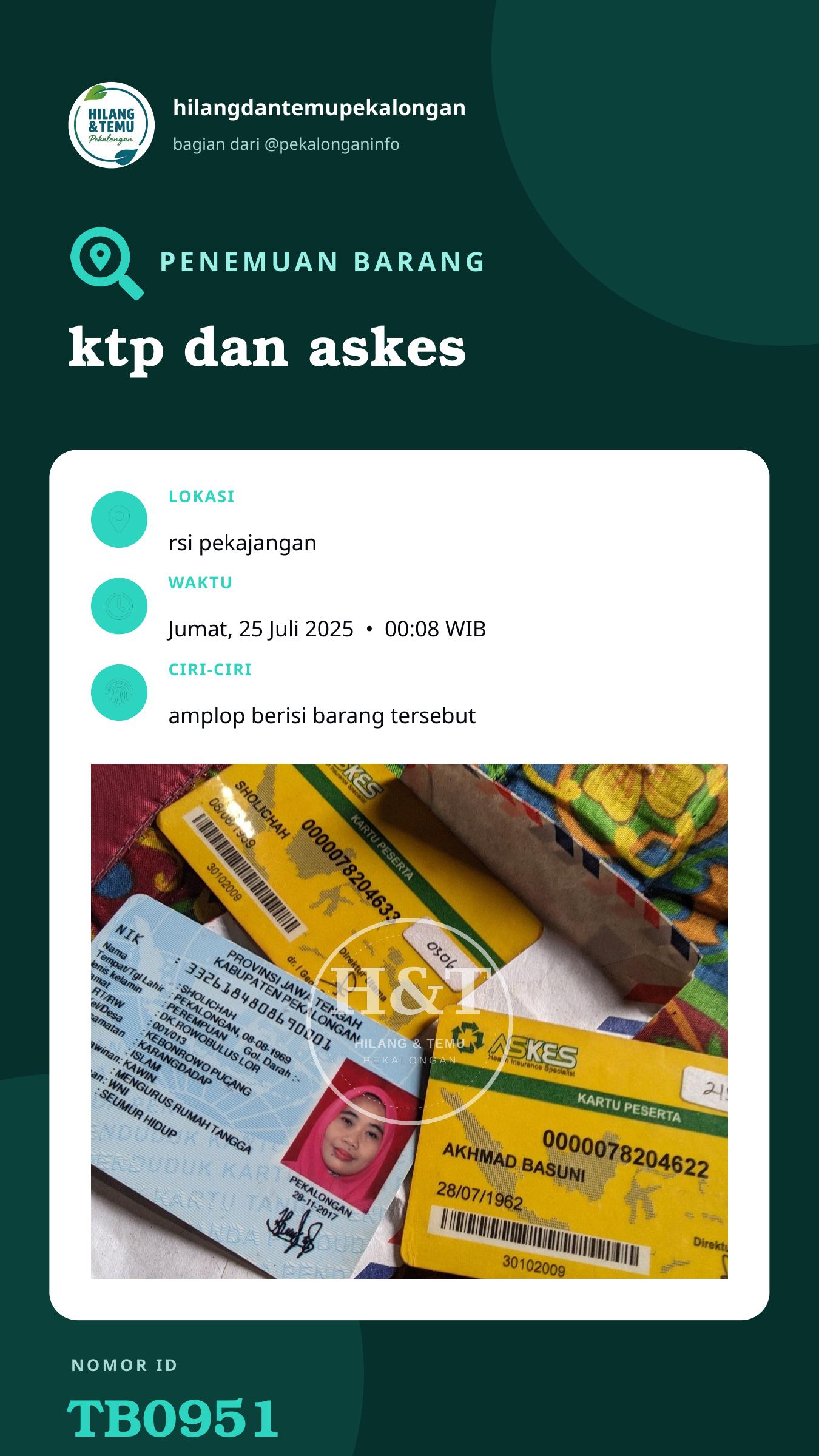 Story 9:16 laporan ktp dan askes