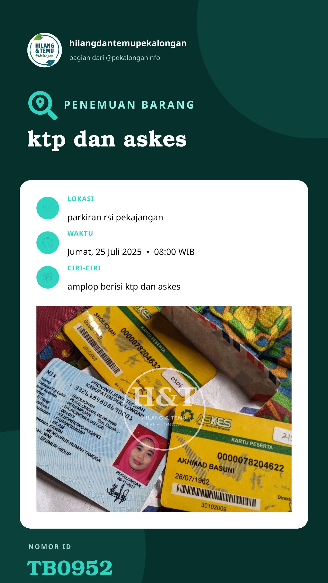 Story 9:16 laporan ktp dan askes