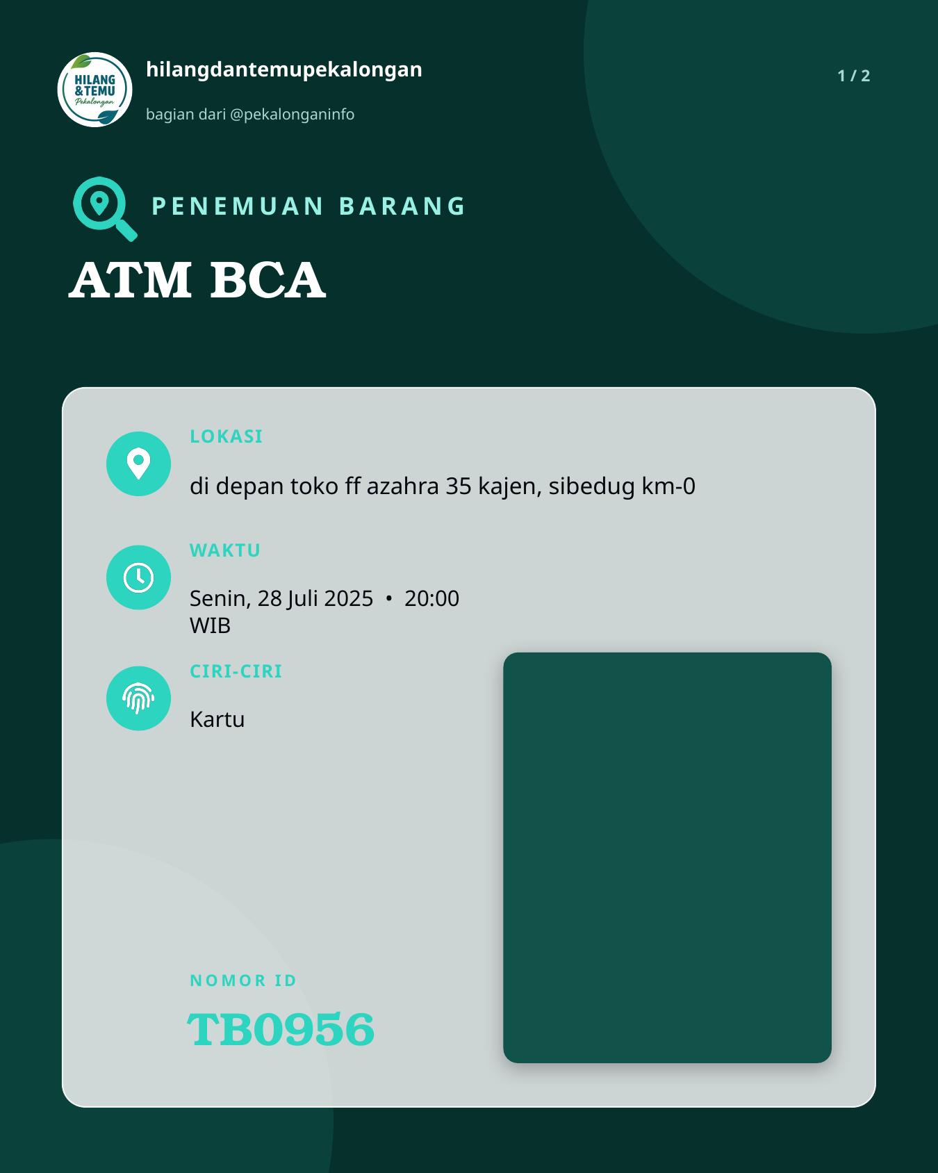 Slide 1 laporan ATM BCA