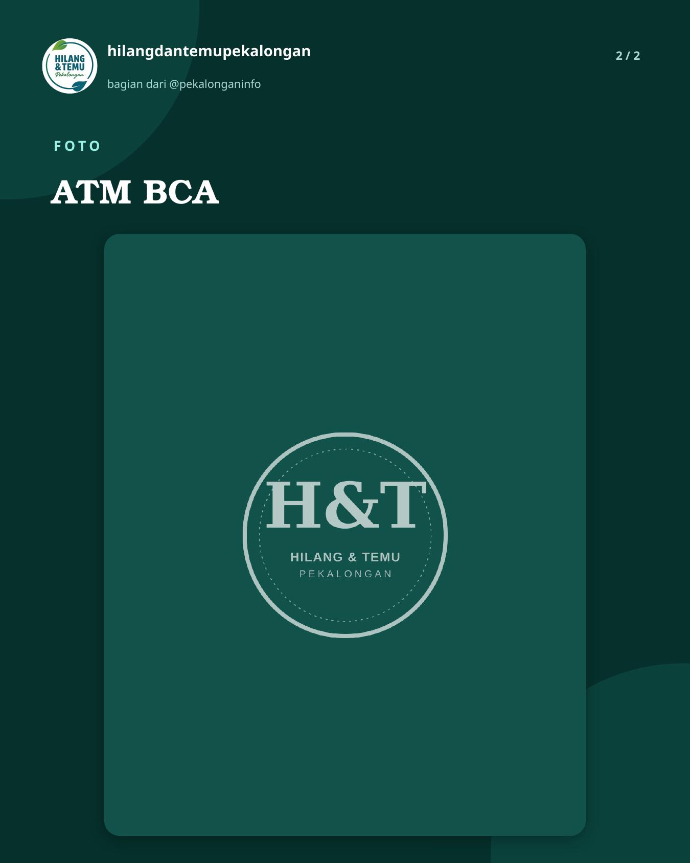 Slide 2 laporan ATM BCA