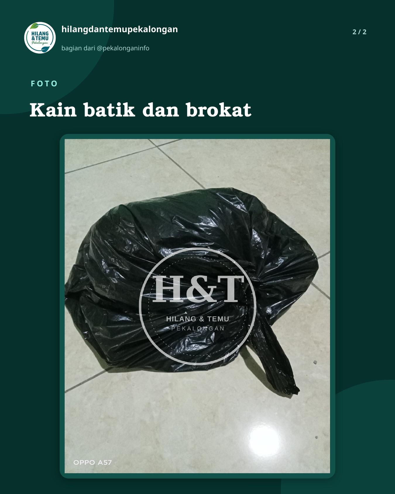 Slide 2 laporan Kain batik dan brokat