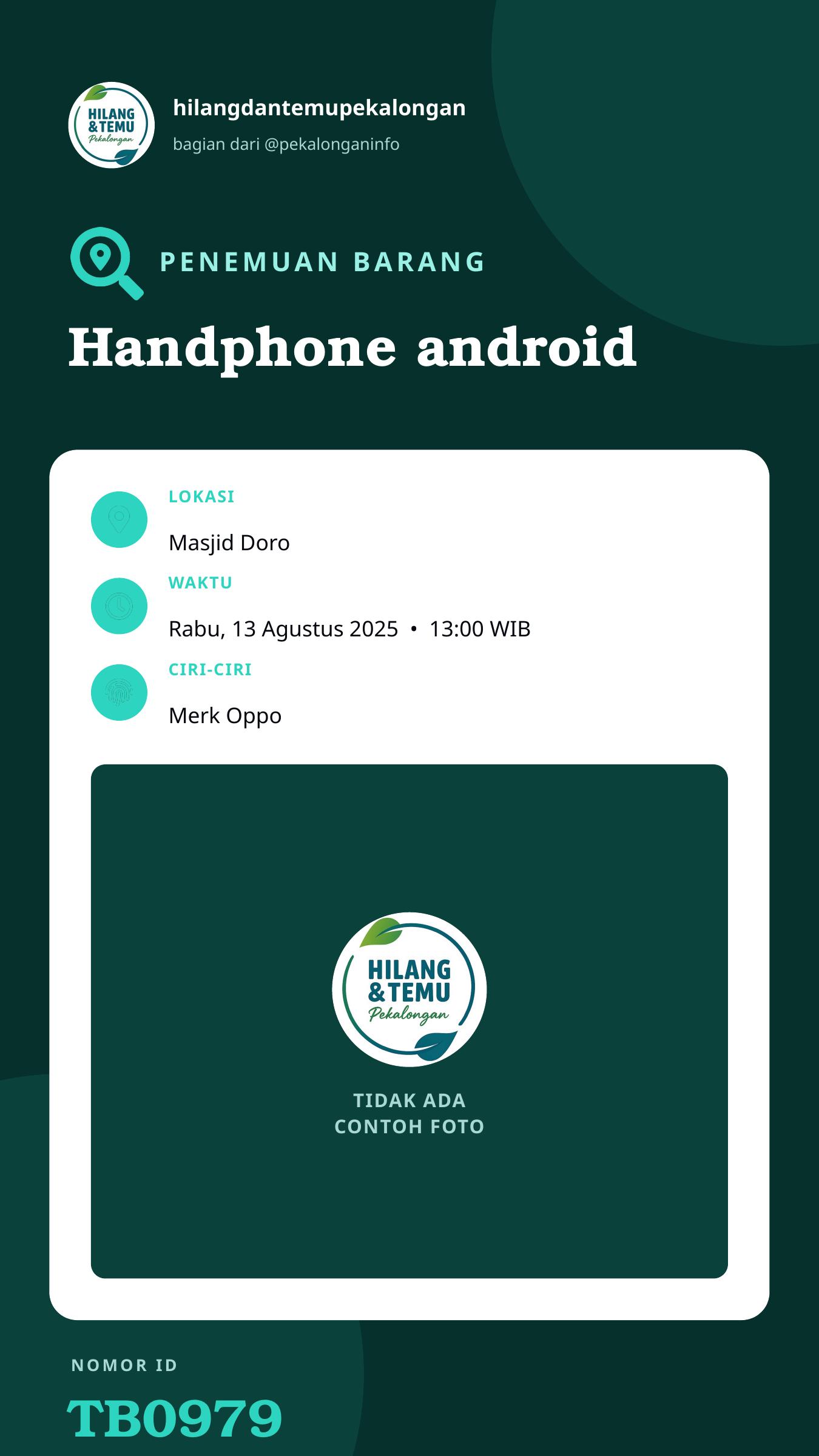 Story 9:16 laporan Handphone android