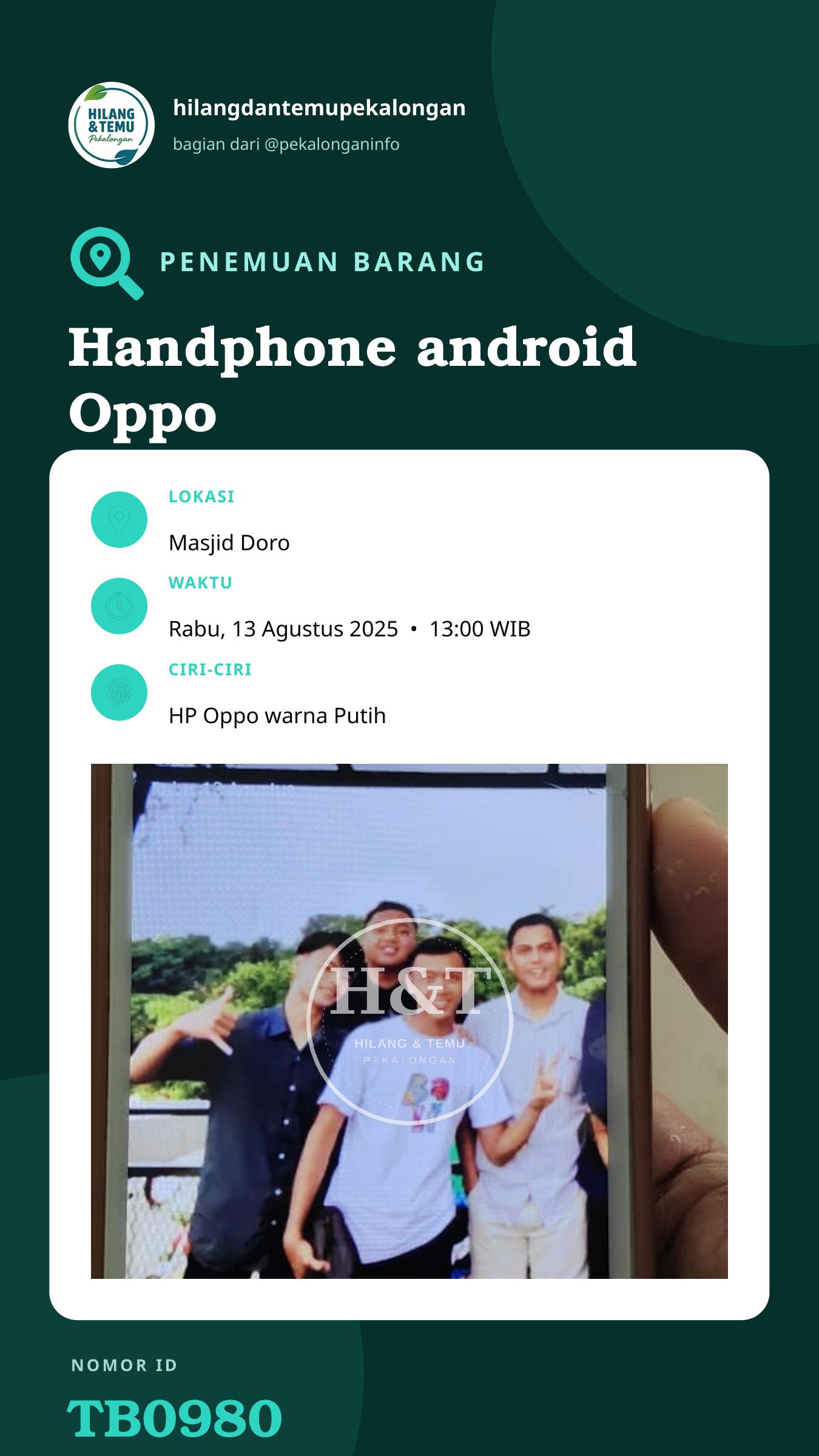Story 9:16 laporan Handphone android Oppo