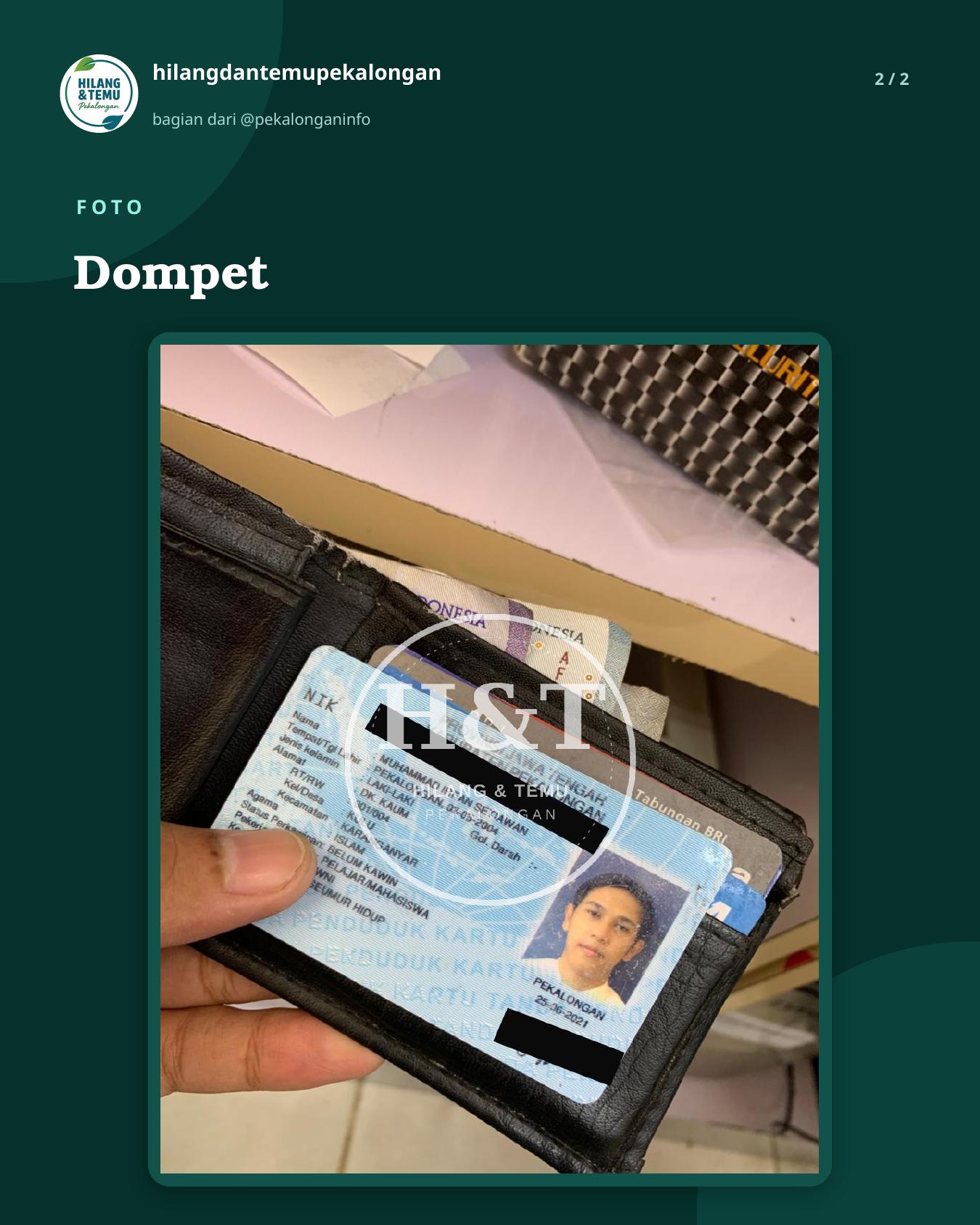 Slide 2 laporan Dompet