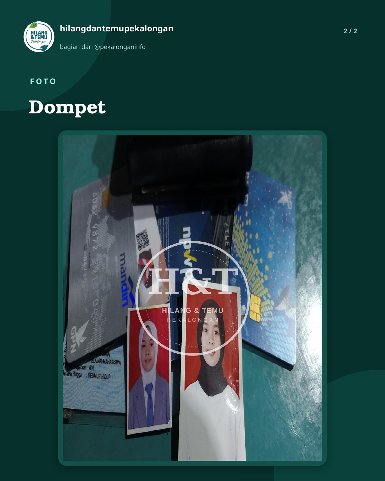Slide 2 laporan Dompet