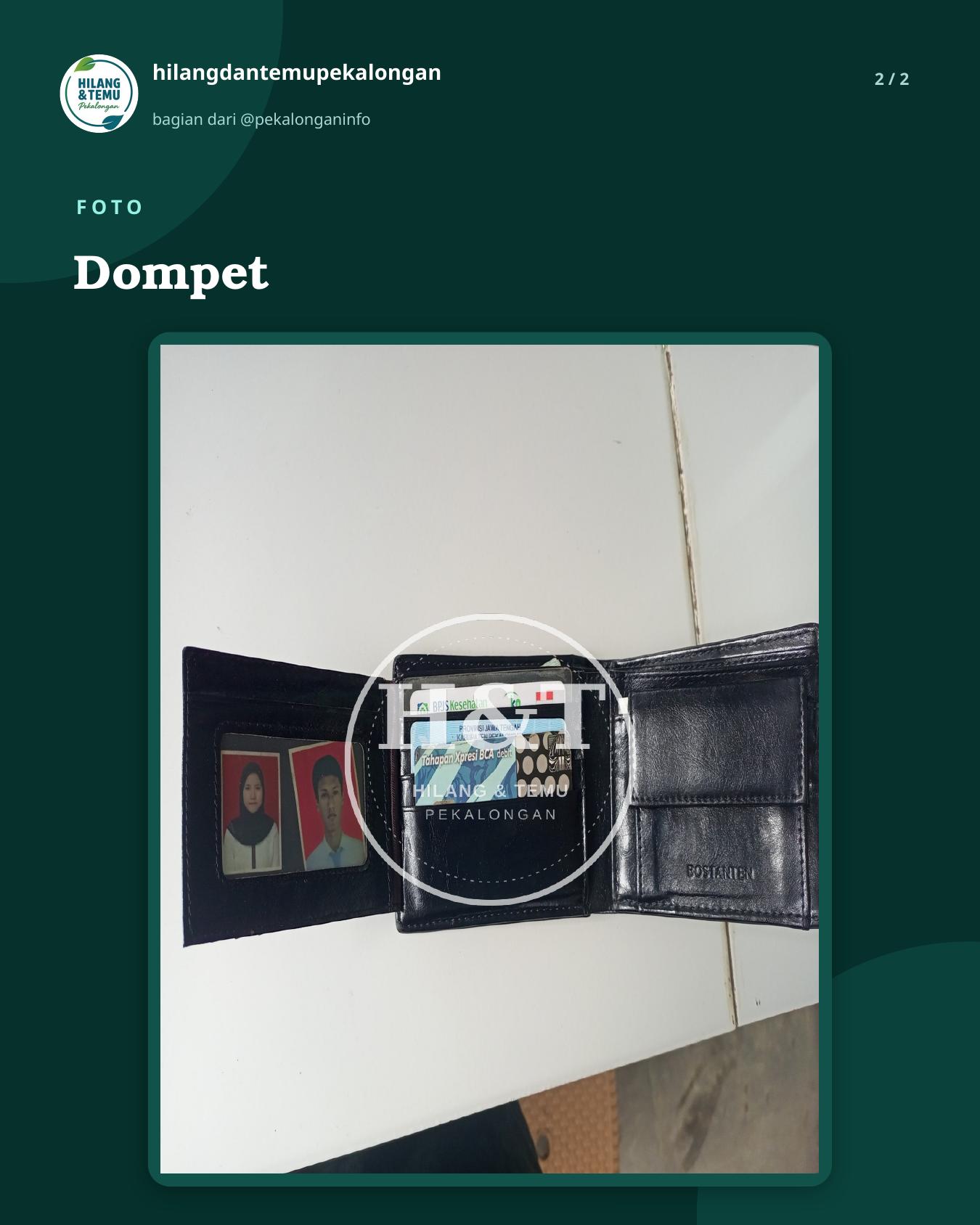 Slide 2 laporan Dompet
