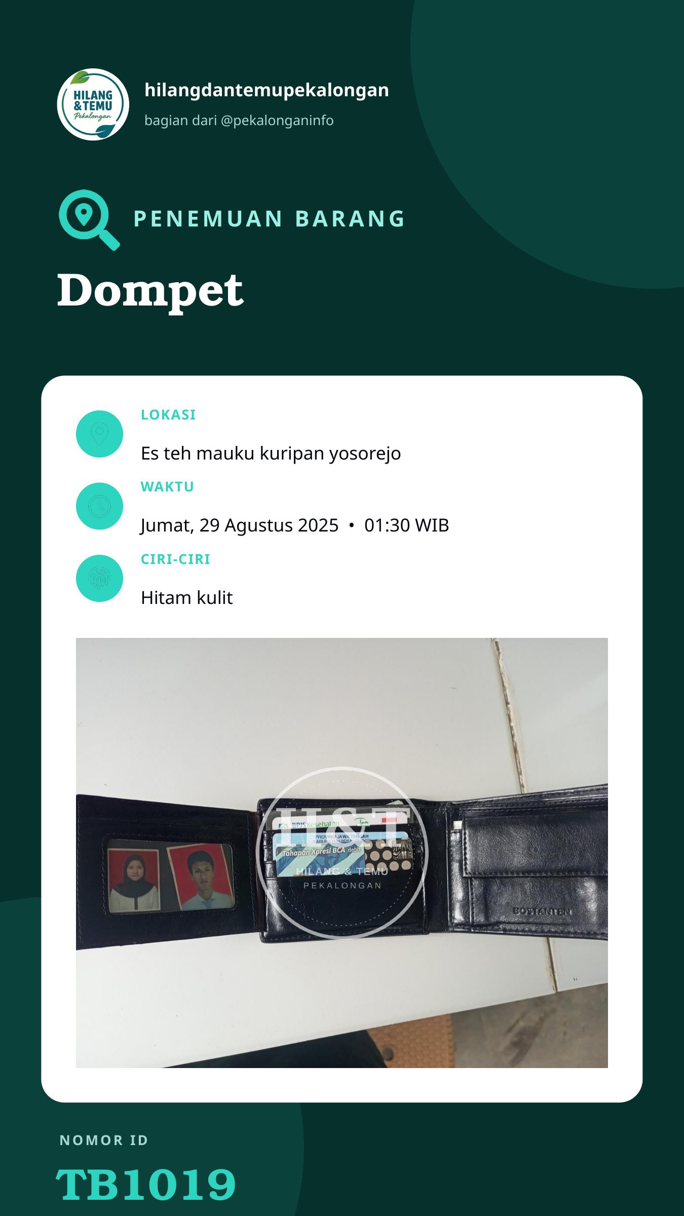Story 9:16 laporan Dompet
