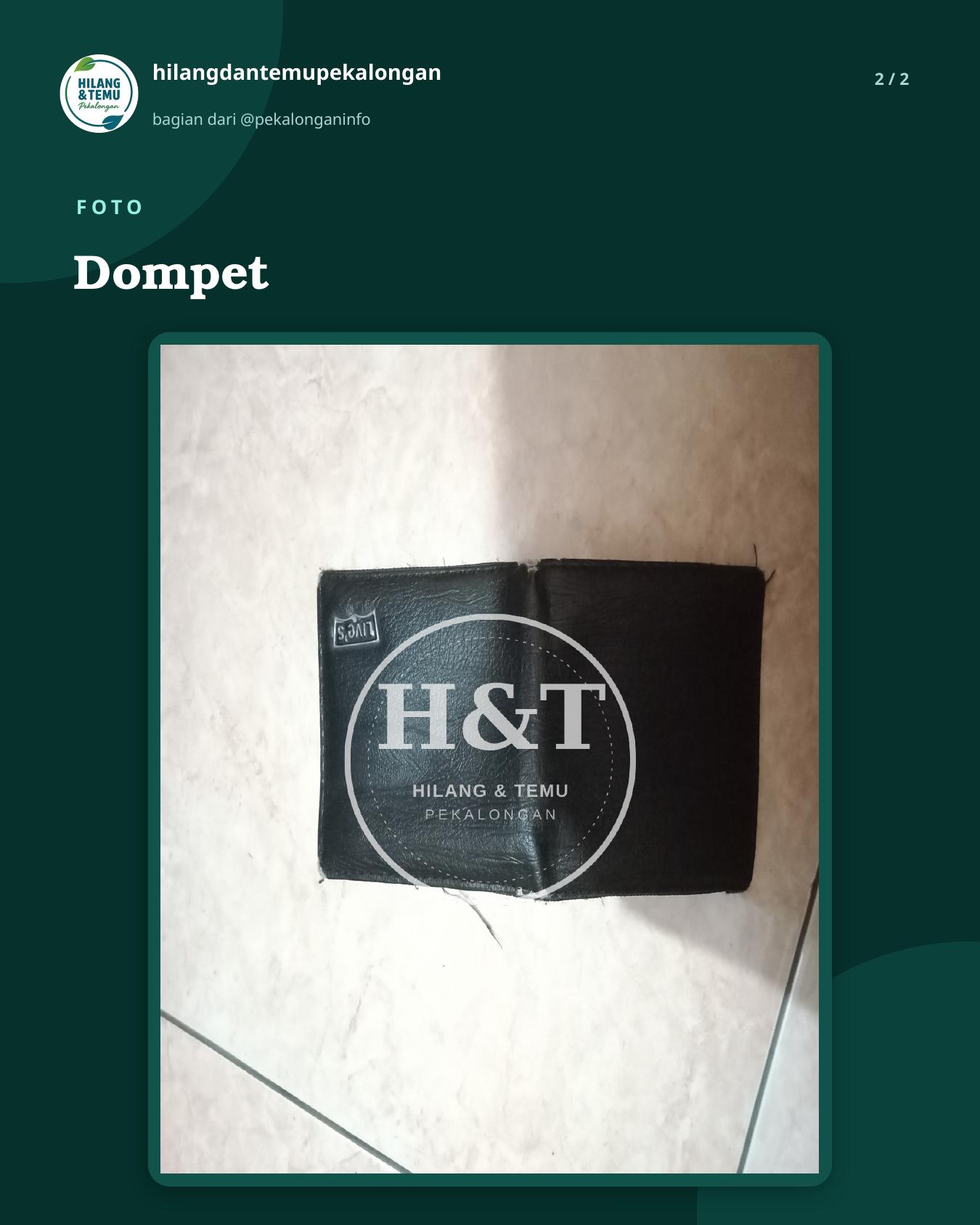 Slide 2 laporan Dompet