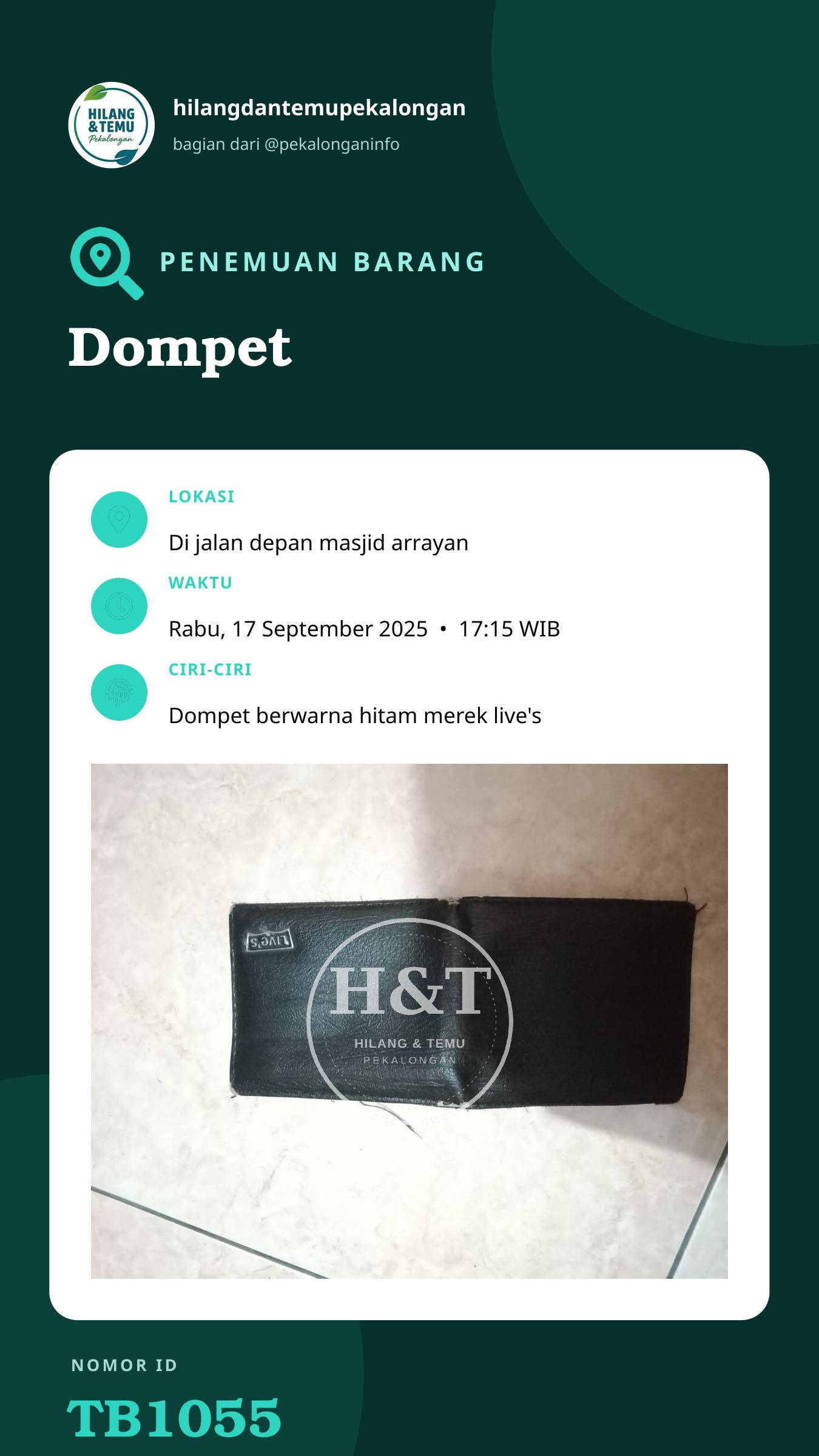 Story 9:16 laporan Dompet