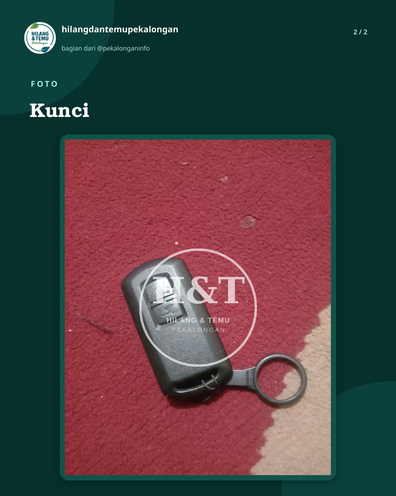 Slide 2 laporan Kunci