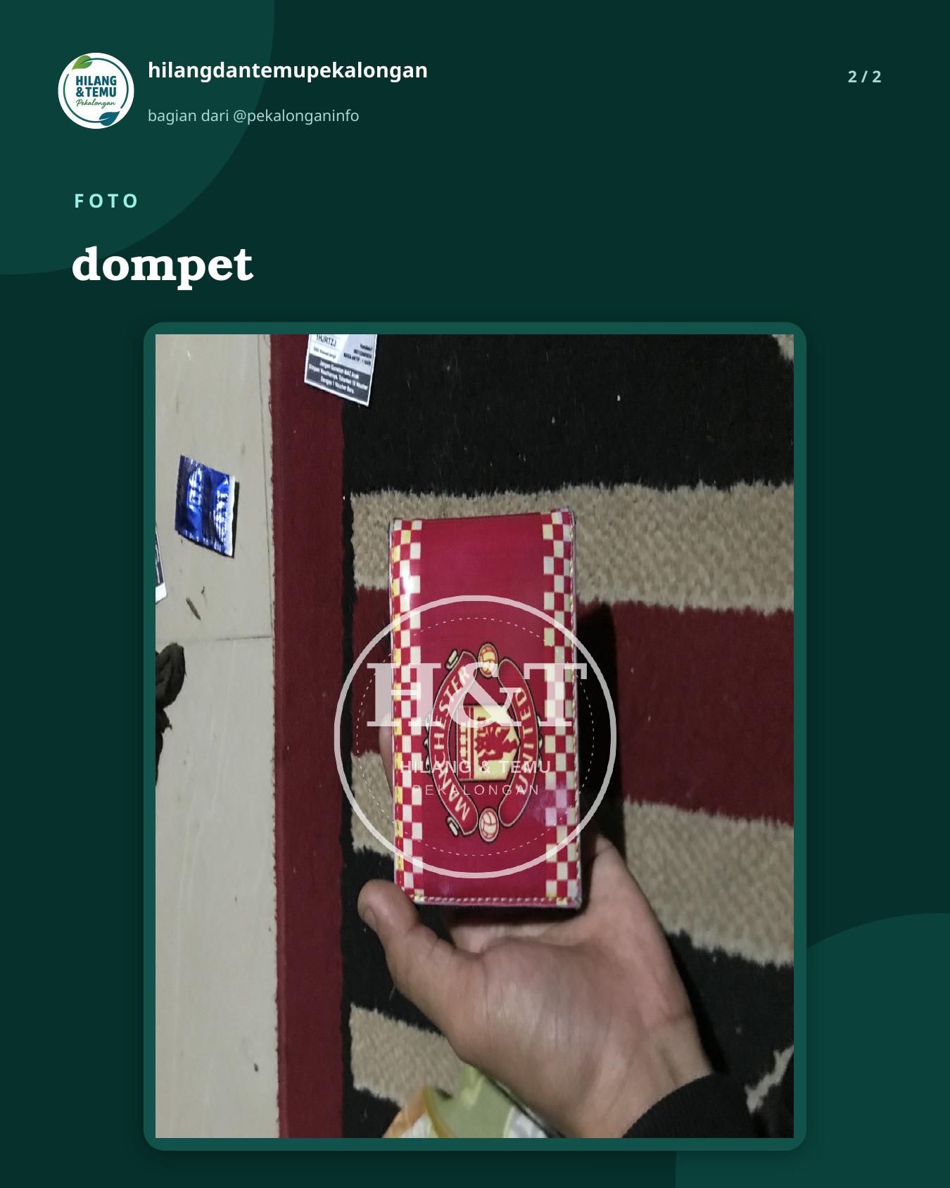 Slide 2 laporan dompet