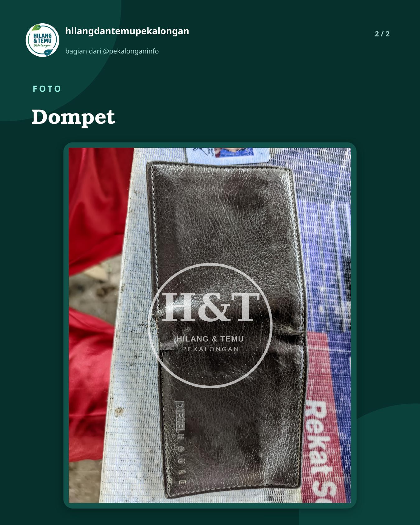 Slide 2 laporan Dompet