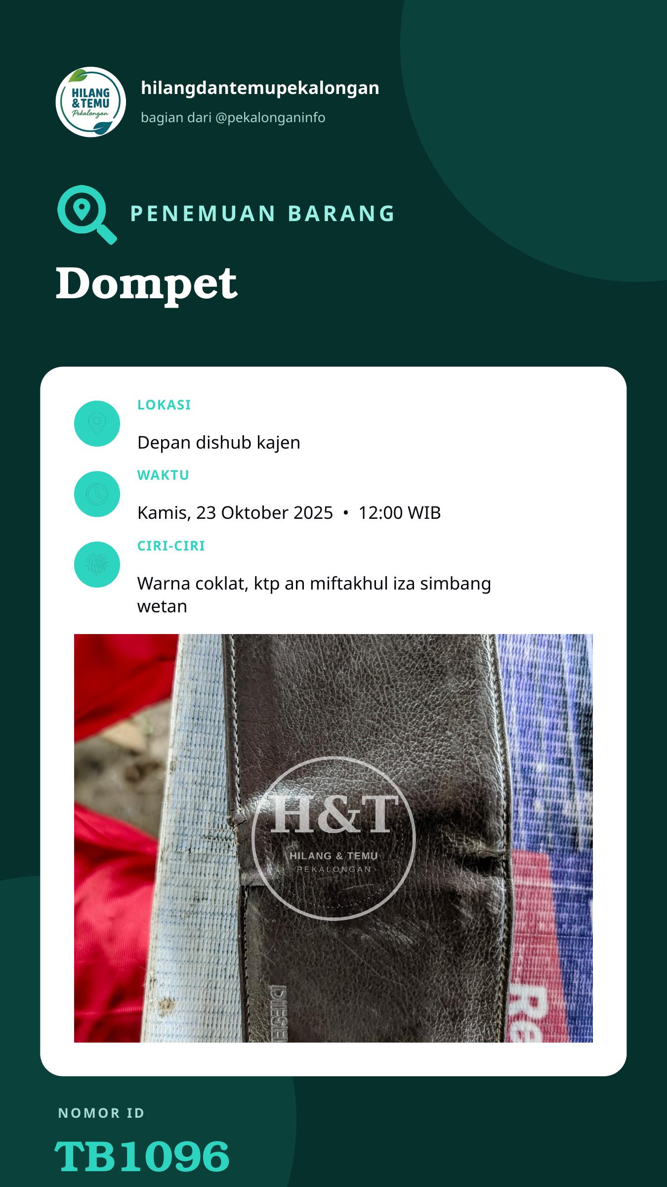 Story 9:16 laporan Dompet