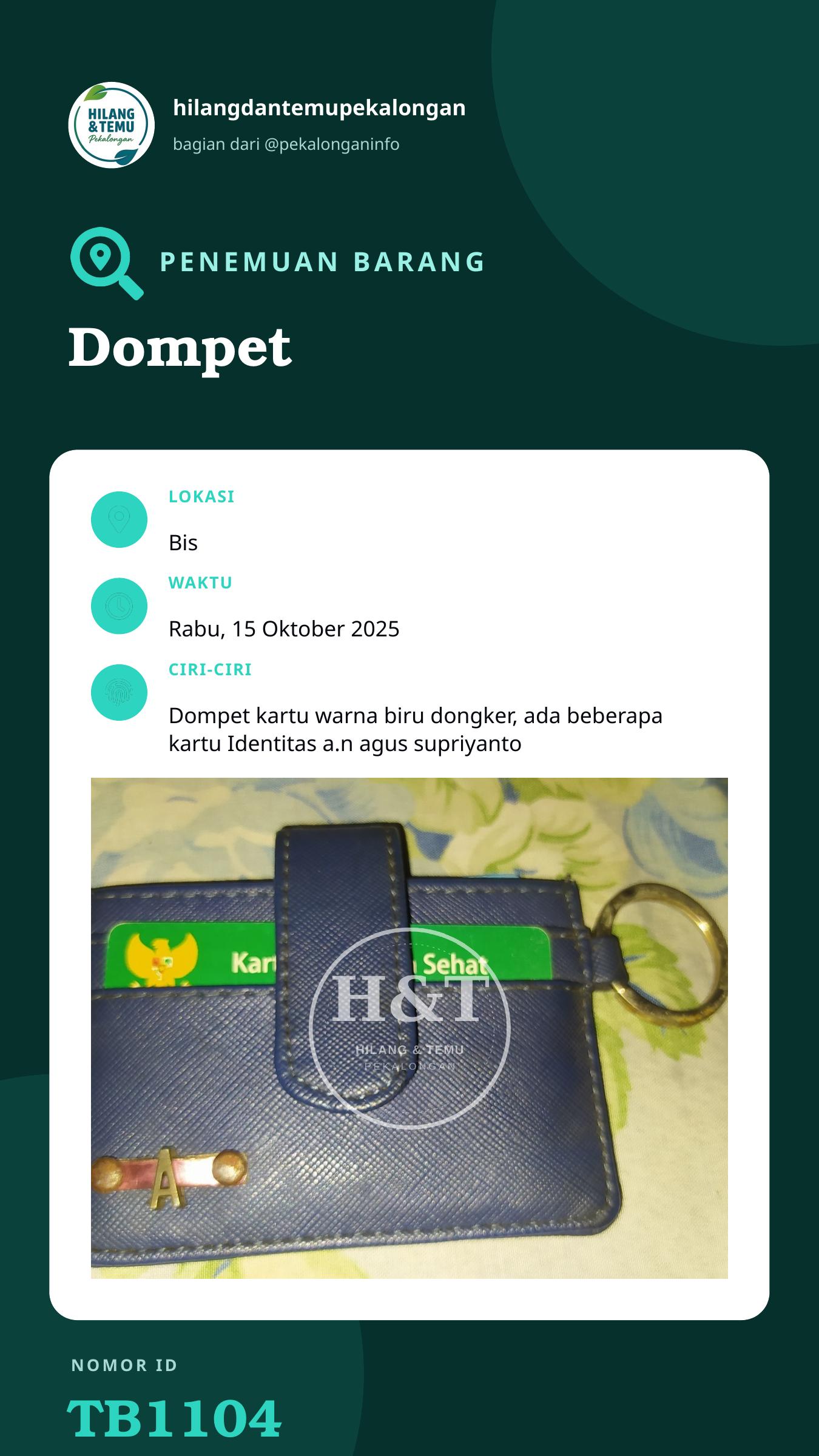 Story 9:16 laporan Dompet