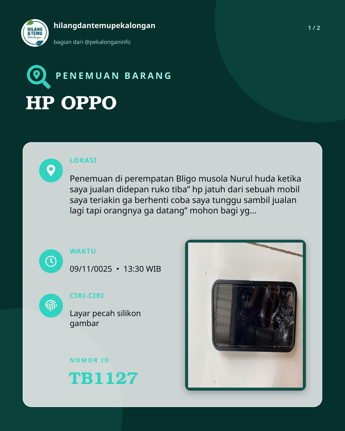 Slide 1 laporan HP OPPO